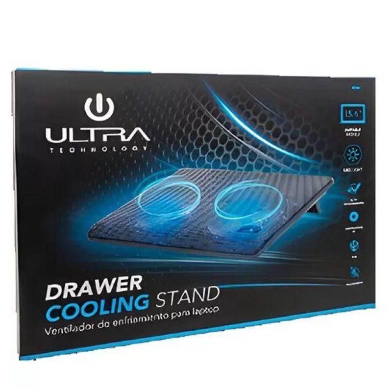 Base Ventilador Notebook Cooler Mesa Enfriador Ultra-2