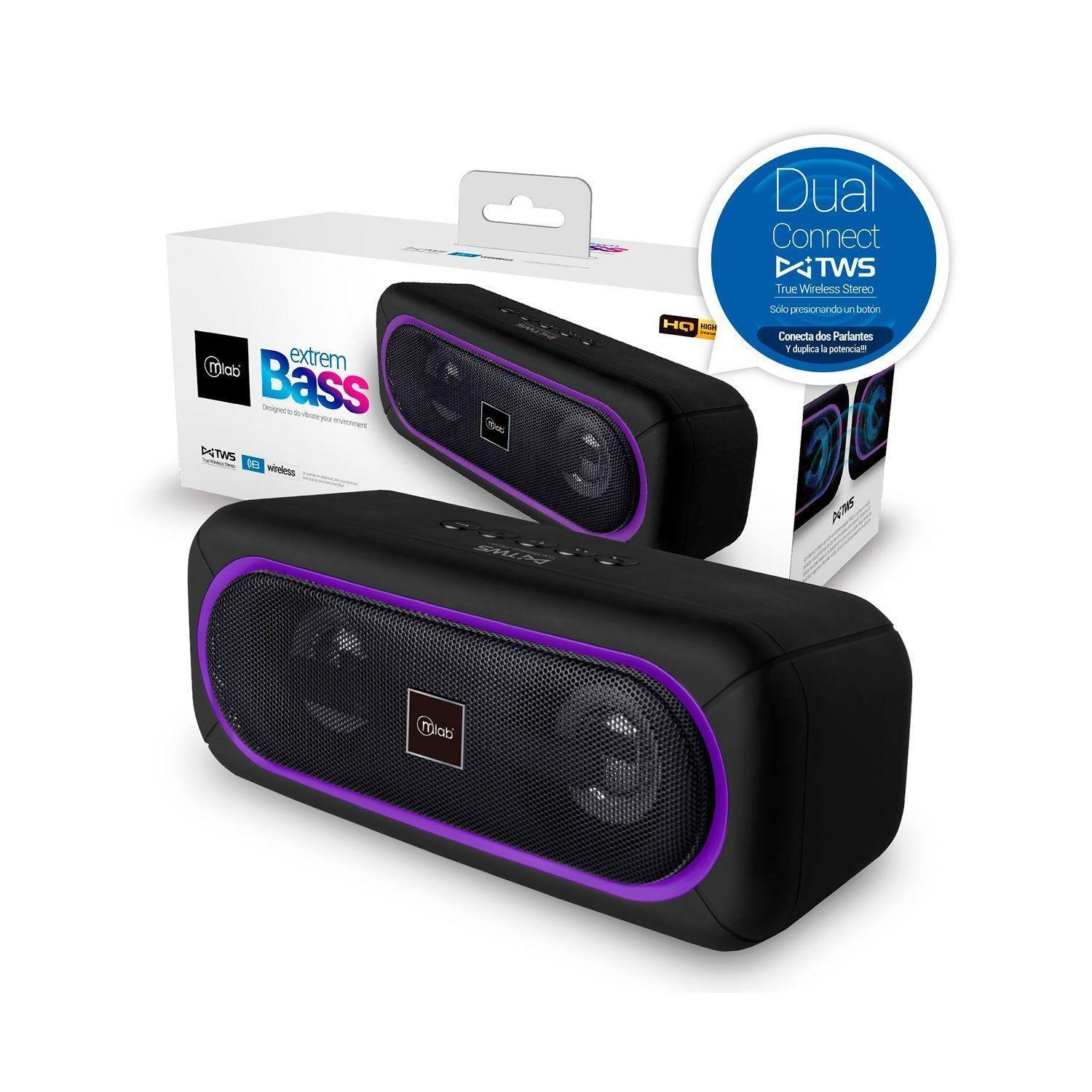 Parlante Portátil Inalámbrico Bluetooth Extrem Bass TWS-2