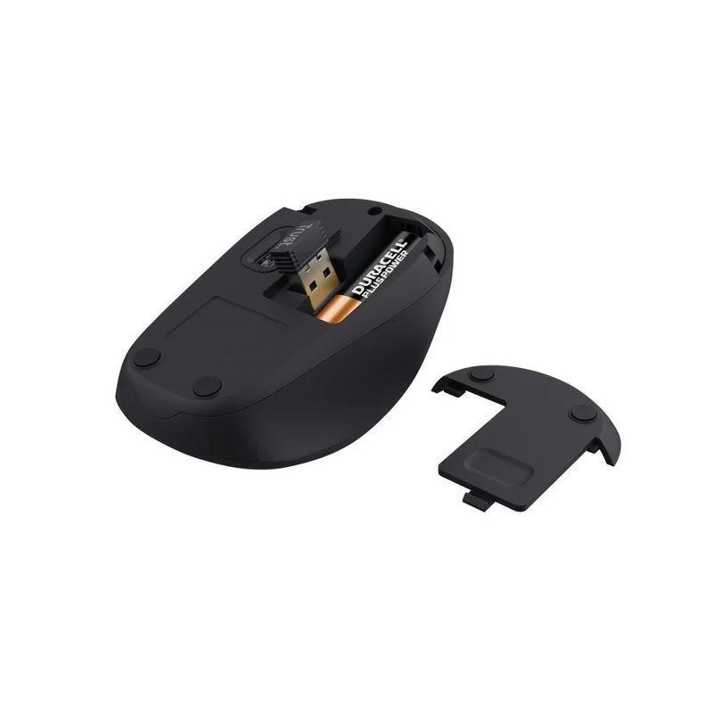 Mouse Inalámbrico Silencioso Trust Yvi Eco Negro-3