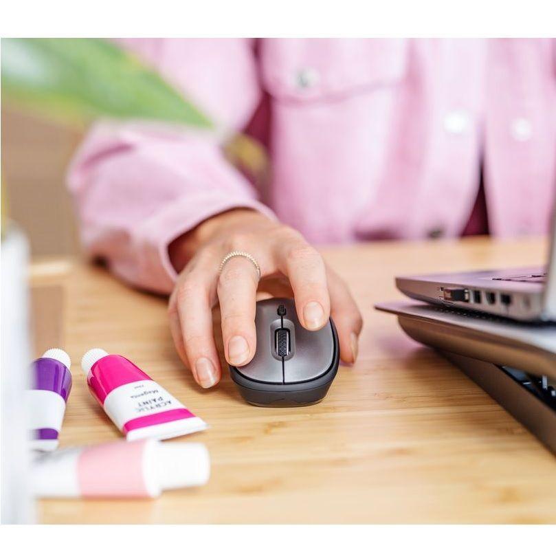 Mouse Inalámbrico Silencioso Trust Yvi Eco Negro-5