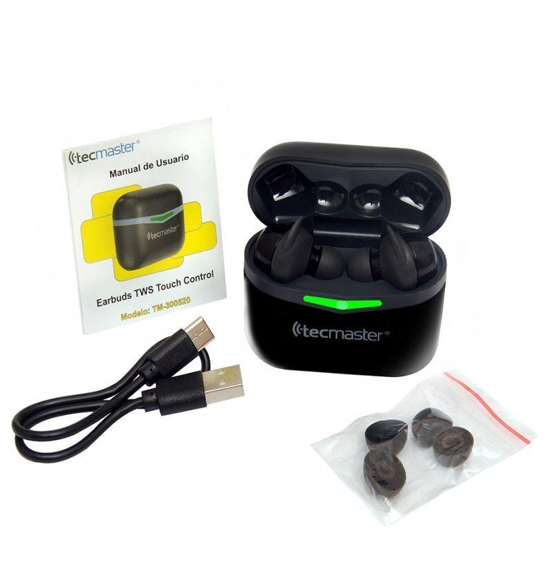 Audífonos Touch Inalámbrico Bluetooth Tws Touch Tecmaster-3