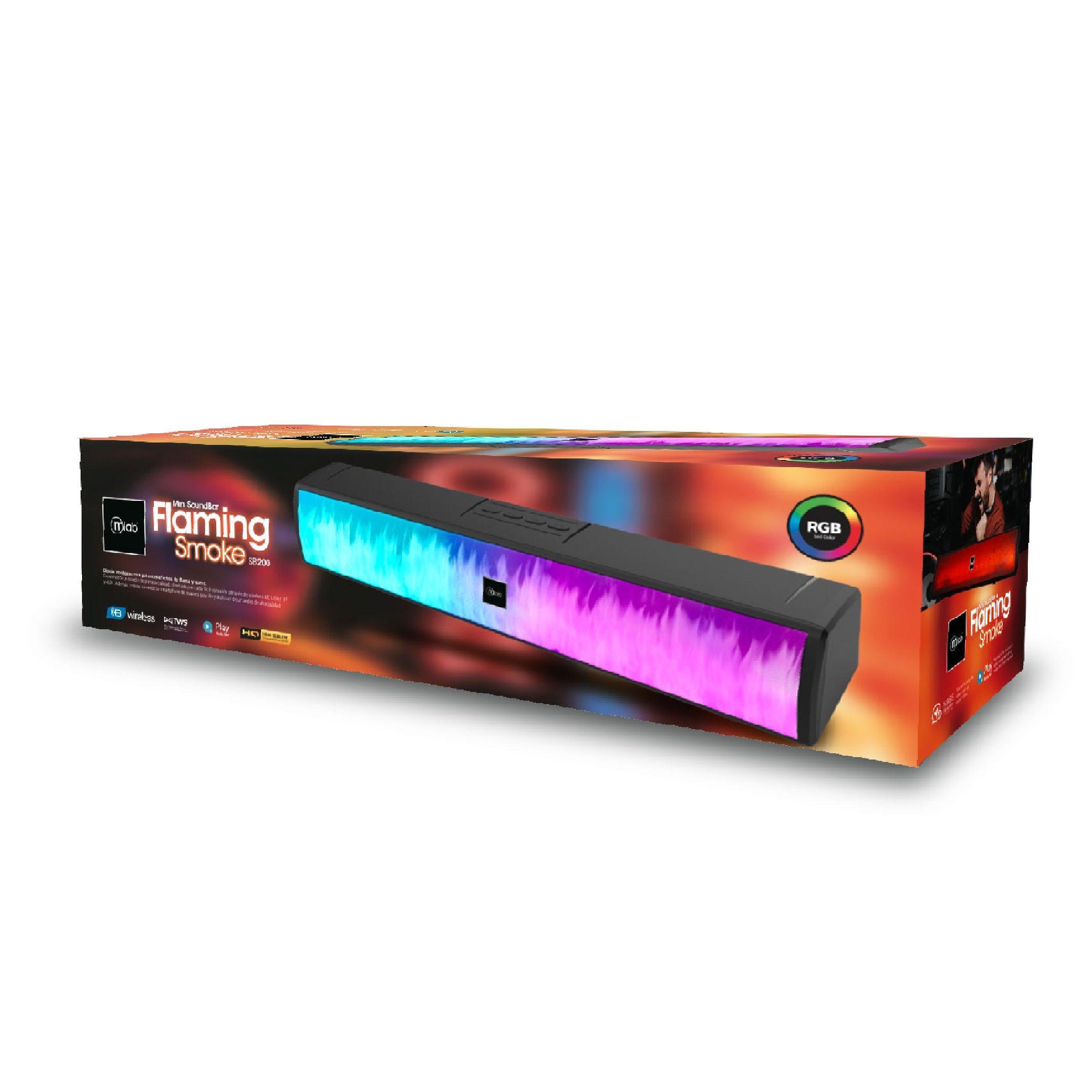 mini Soundbar Flaming Smoke Mlab Bluetooth SB 200-7
