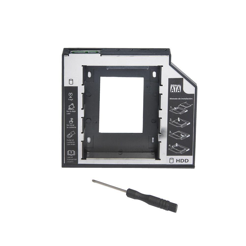 Adaptador Para Disco Duro 95mm Sata Ssd Hdd Tecmaster-2