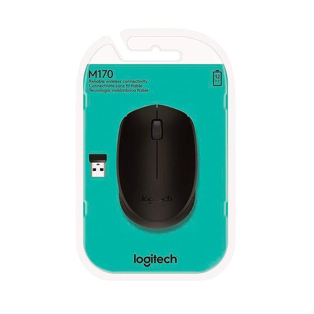Mouse Inalámbrico Logitech M170 Negro-3