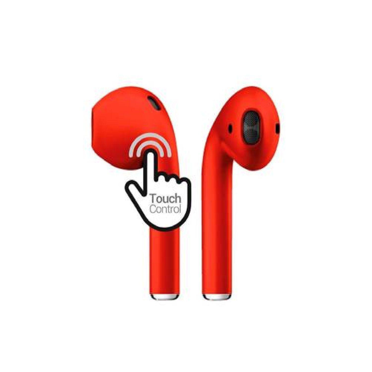 Audifonos Inalambrico Bluetooth Touch Mlab Rojo-2