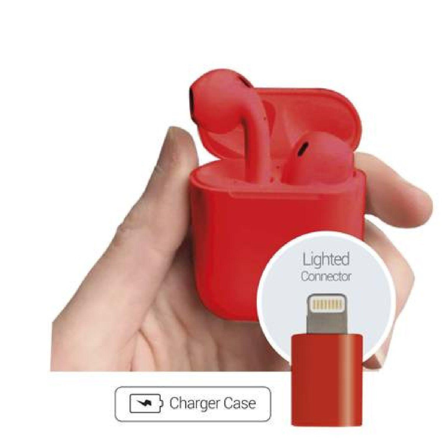 Audifonos Inalambrico Bluetooth Touch Mlab Rojo-4