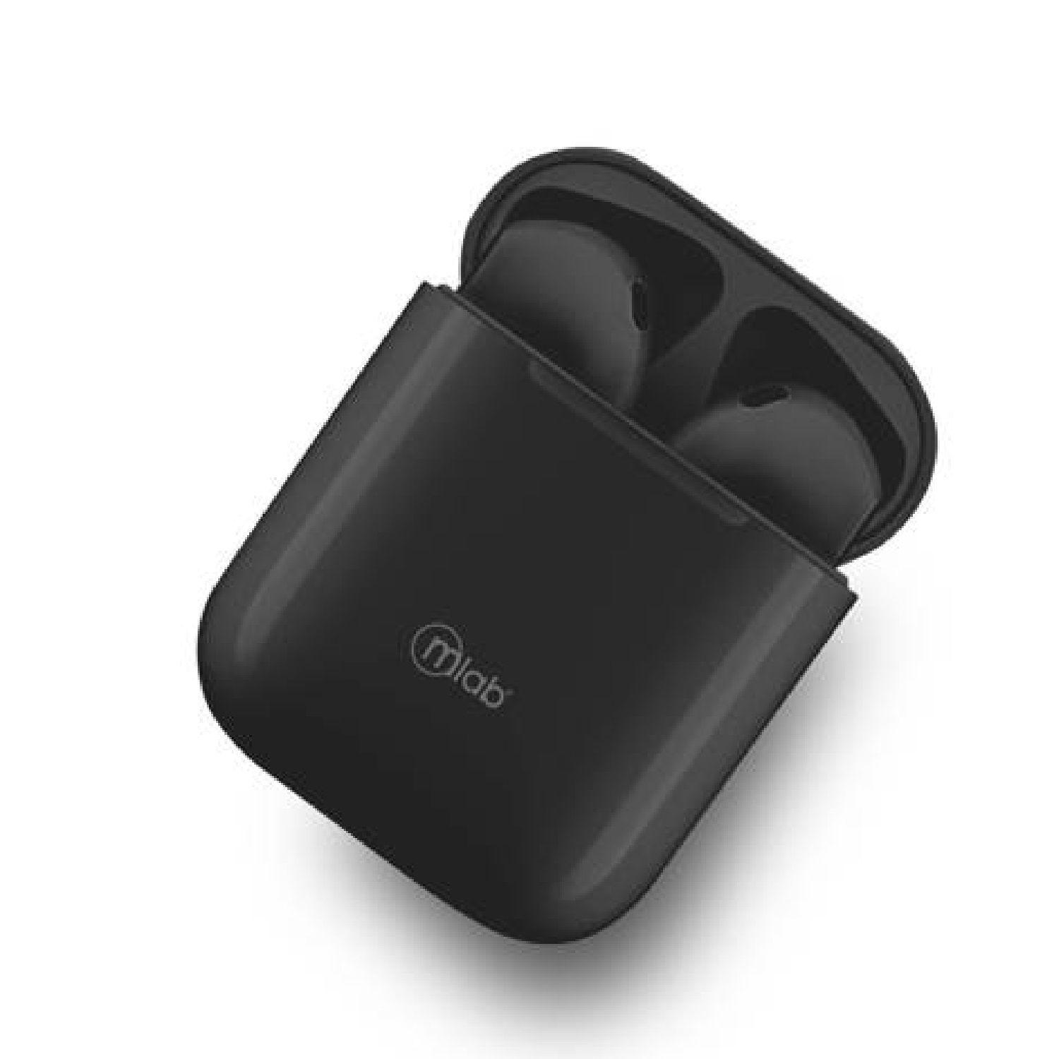 Aud fonos Inal mbrico Bluetooth Touch Mlab Negro-0