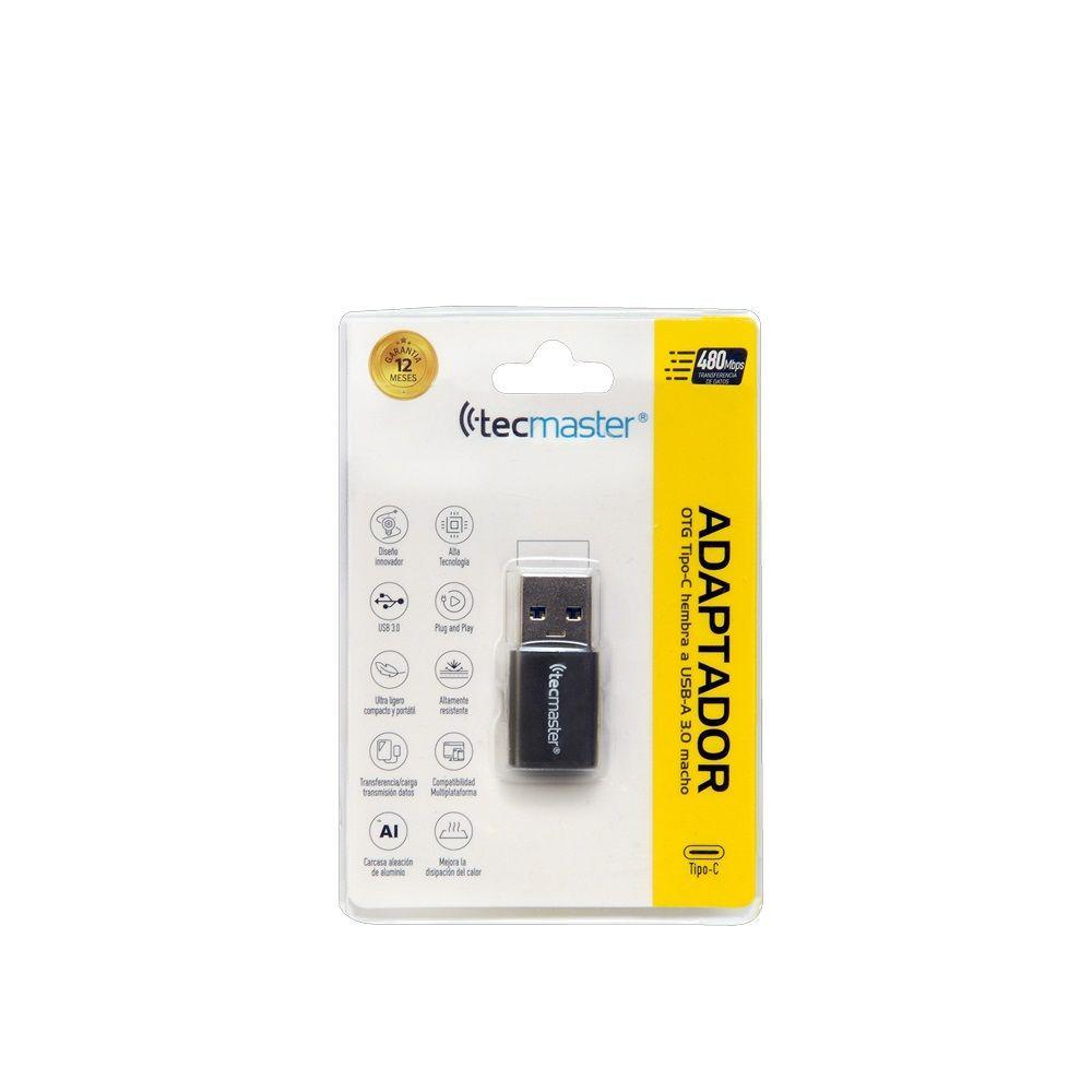 Adaptador OTG tipo C hembra a USB-A 3.0 macho-3