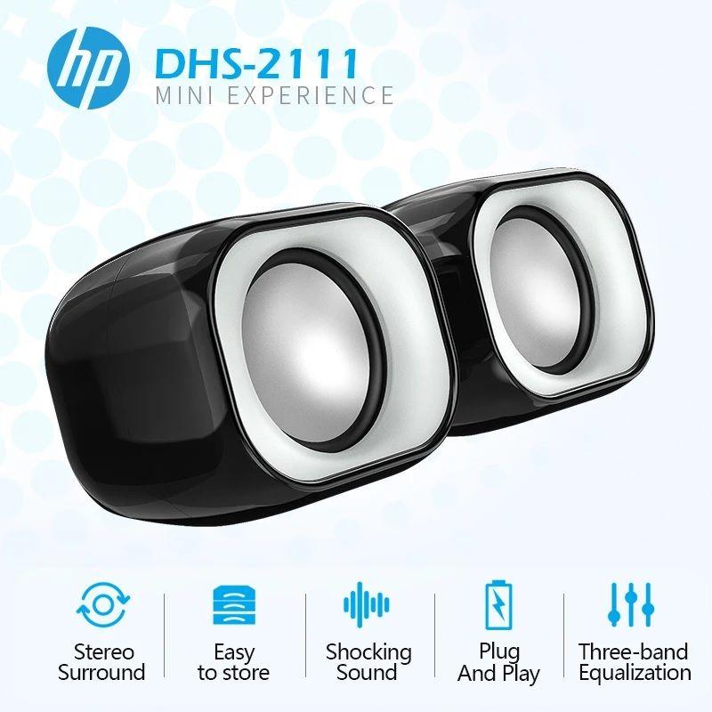 Parlante Multimedia Hp Para Pc Notebook Usb35mm Color Negro-2