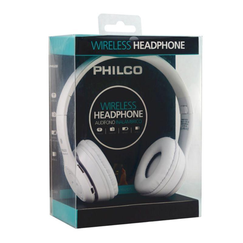 Audífono Bluetooth Inalámbrico Plegable Radio Fm Philco-1