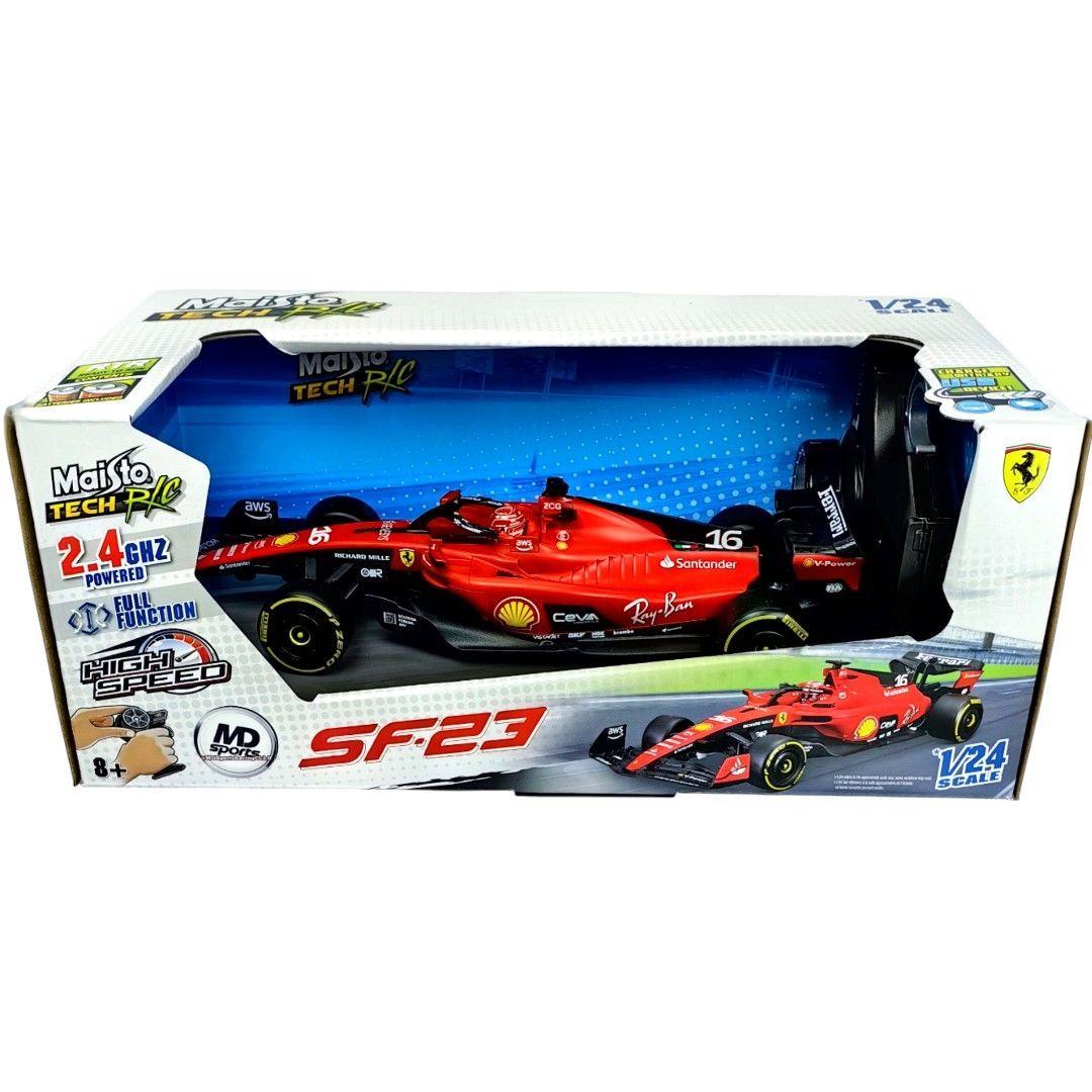 Auto F1 Ferrari SF23 2023 16 Charles Leclerc Maisto 1 24 Control Remoto-4