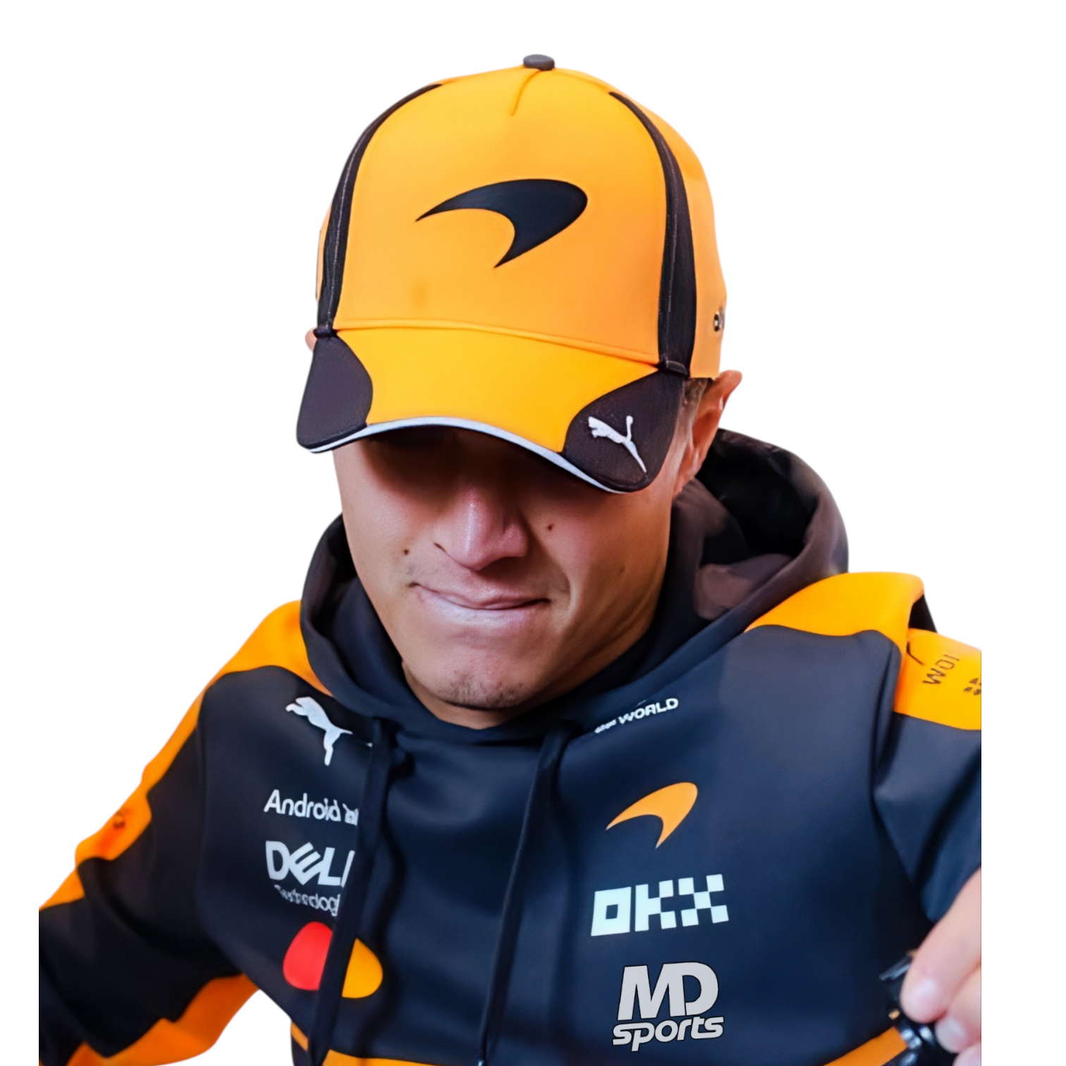 Gorro F1 McLaren Team Oficial 2026 Papaya-2
