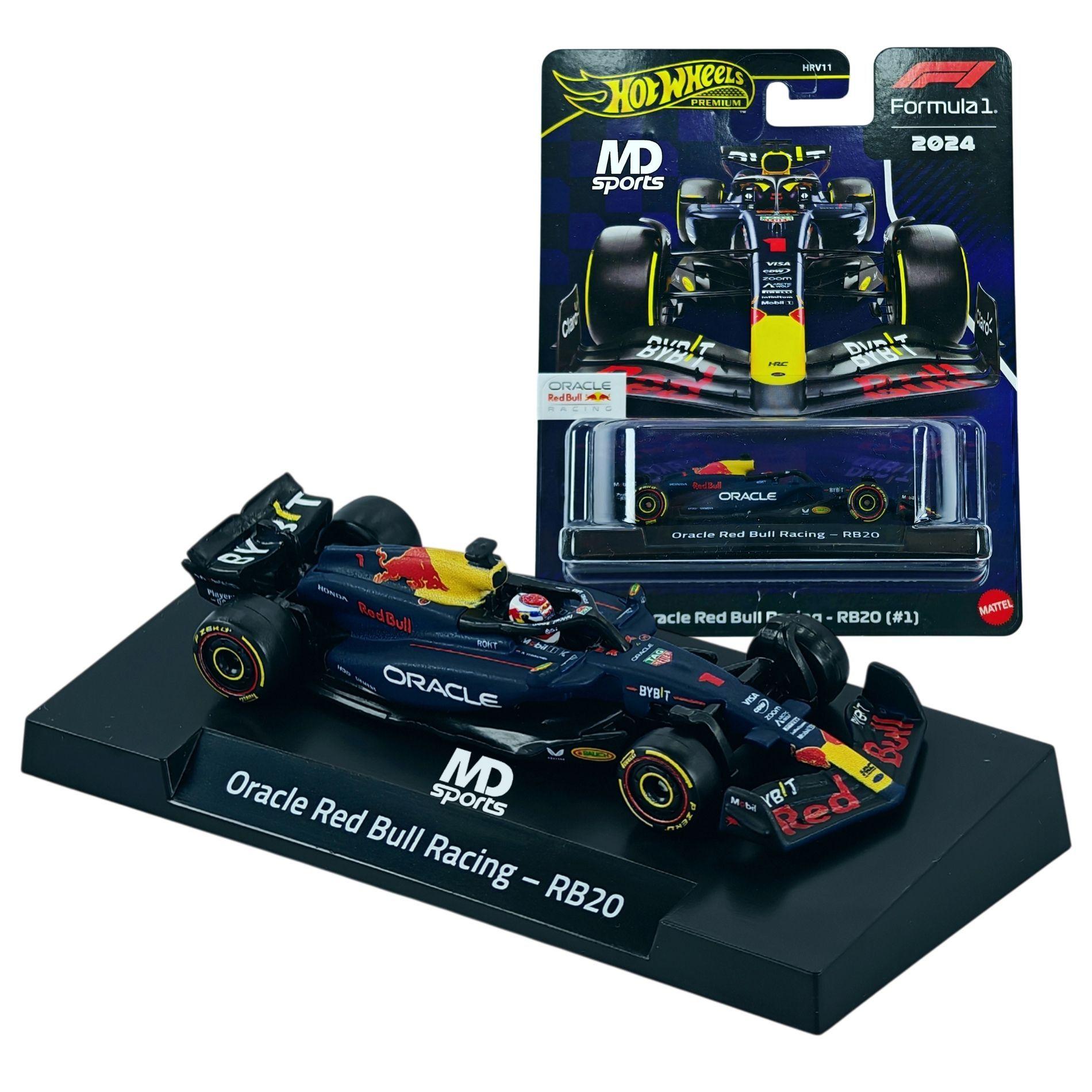 Auto F1 RedBull RB20 2024 1 Max Verstappen HotWheels Premium 1 64-2