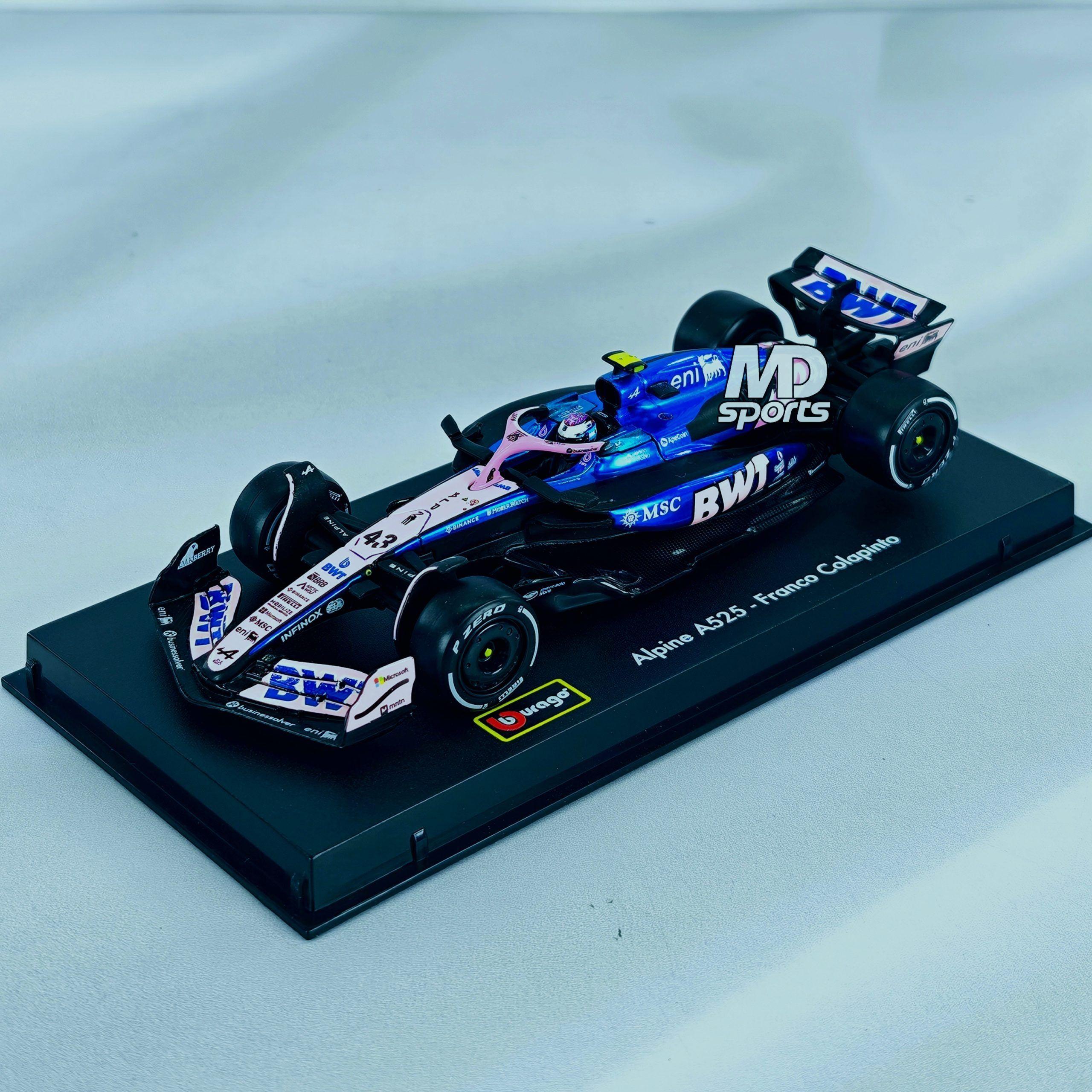 Auto F1 Alpine A525 2025 43 Franco Colapinto Caja Acrilica Burago 1 43-3
