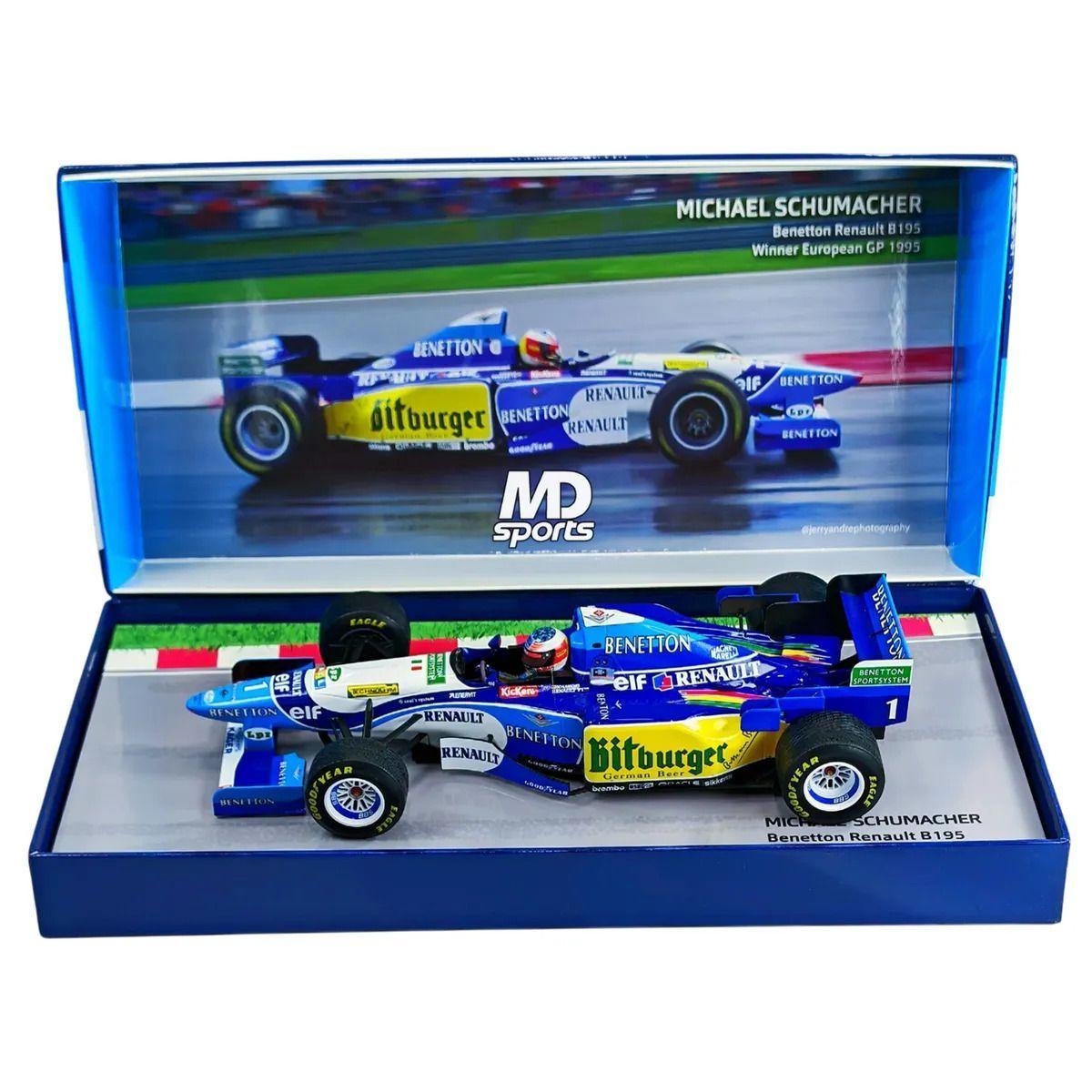 Auto F1 Benetton B195 GP Europa 1995 1 Michael Schumacher Minichamps 1 18-2