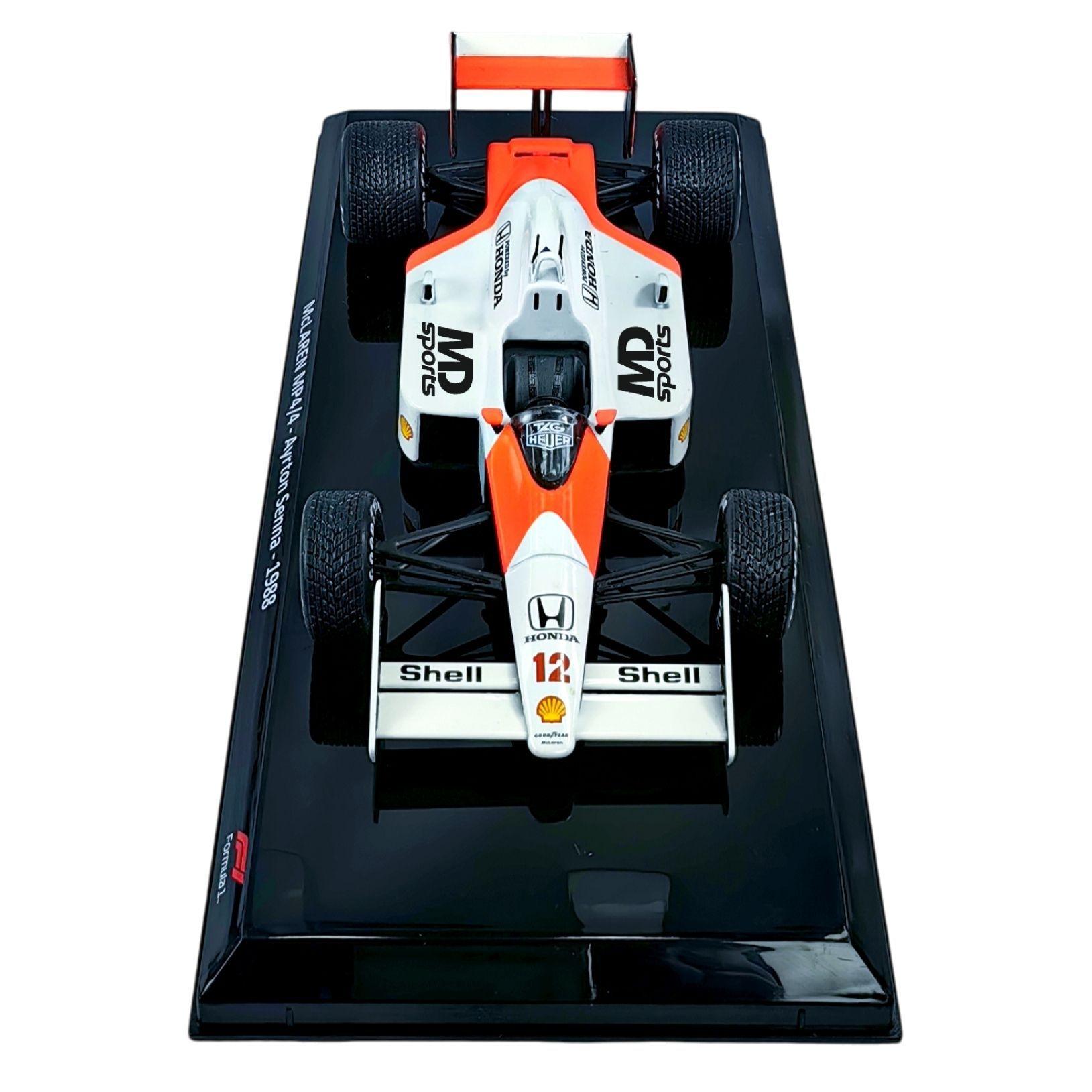 Auto F1 Mclaren MP4 4 1988 12 Ayrton Senna Caja Normal Premium Collect 1 24-3