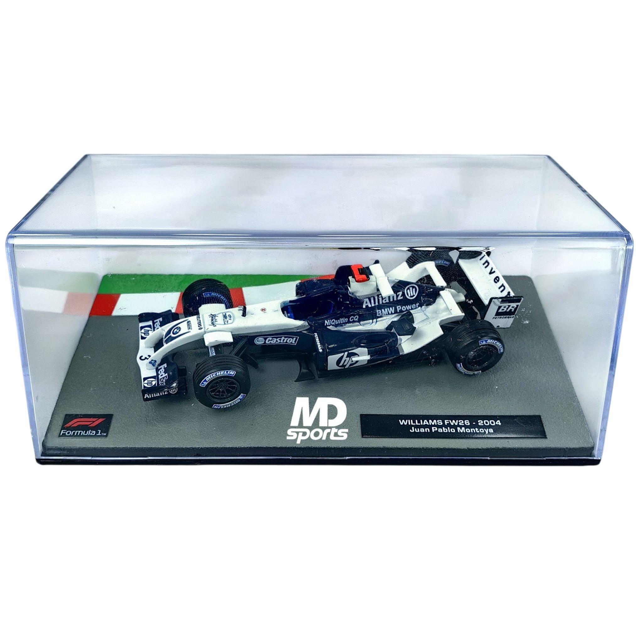 Auto Formula 1 Williams FW26 2004 JP Montoya Acrilico 1:43-2