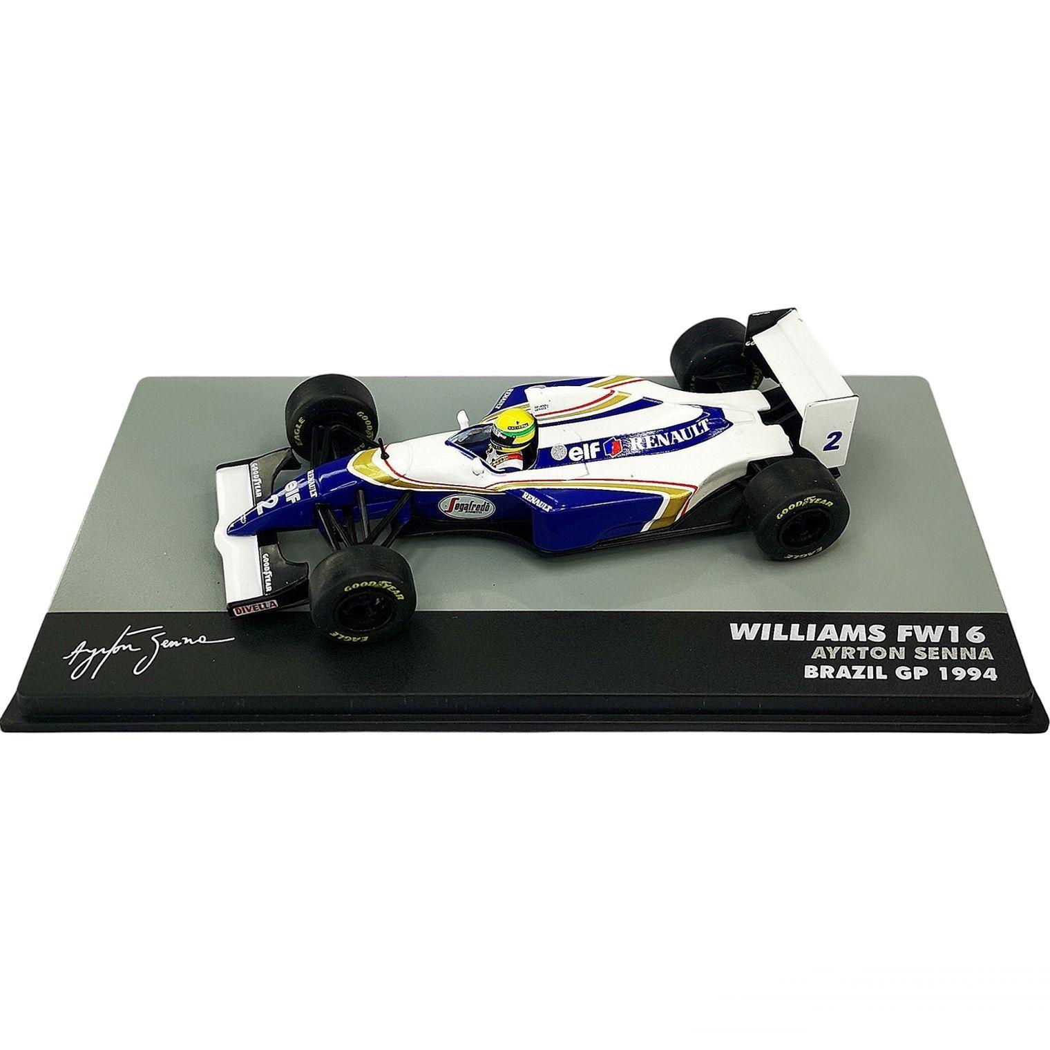 Auto Formula 1 Williams Fw16 1994 #2 Ayrton Senna Ixo 1:43-2