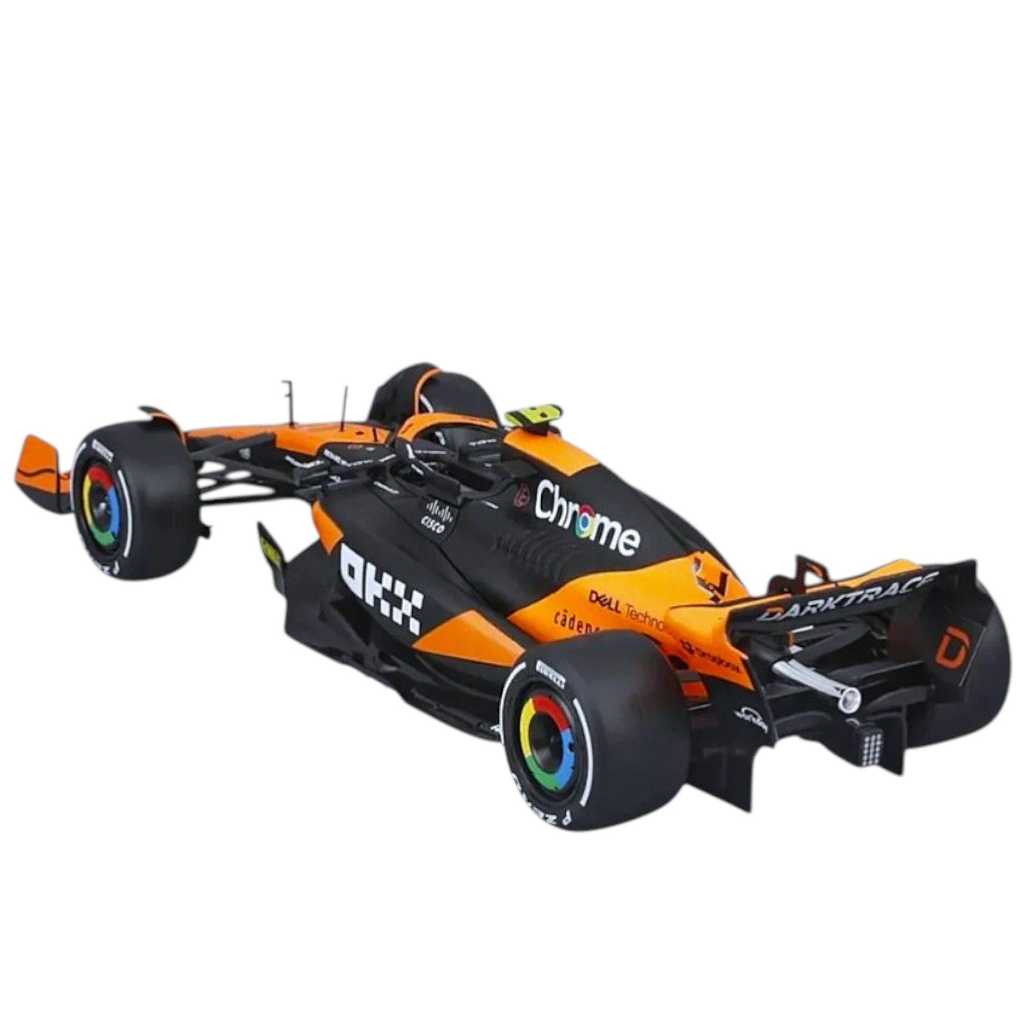 Auto F1 Mclaren MCL38 GP Miami 2024 4 Lando Norris Caja Normal Burago 1 24-3