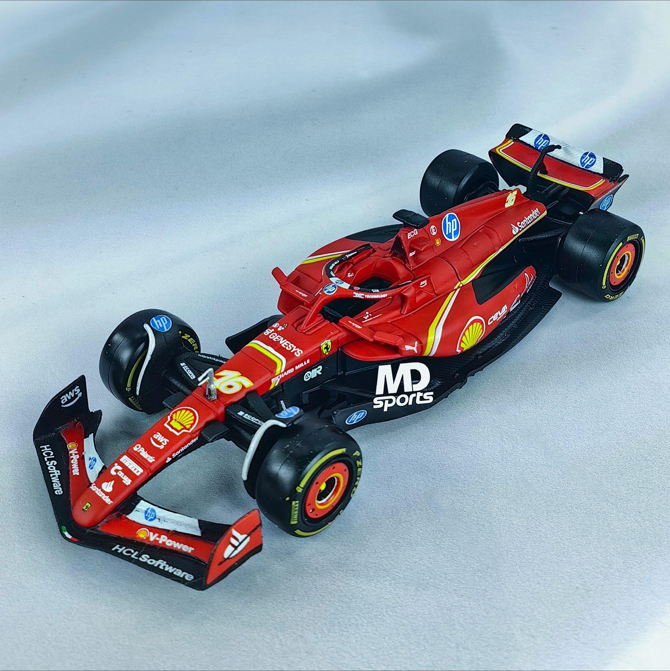 Auto F1 Ferrari SF 24 Monaco GP 2024 16 Charles Leclerc Caja Normal Burago 1 43-3