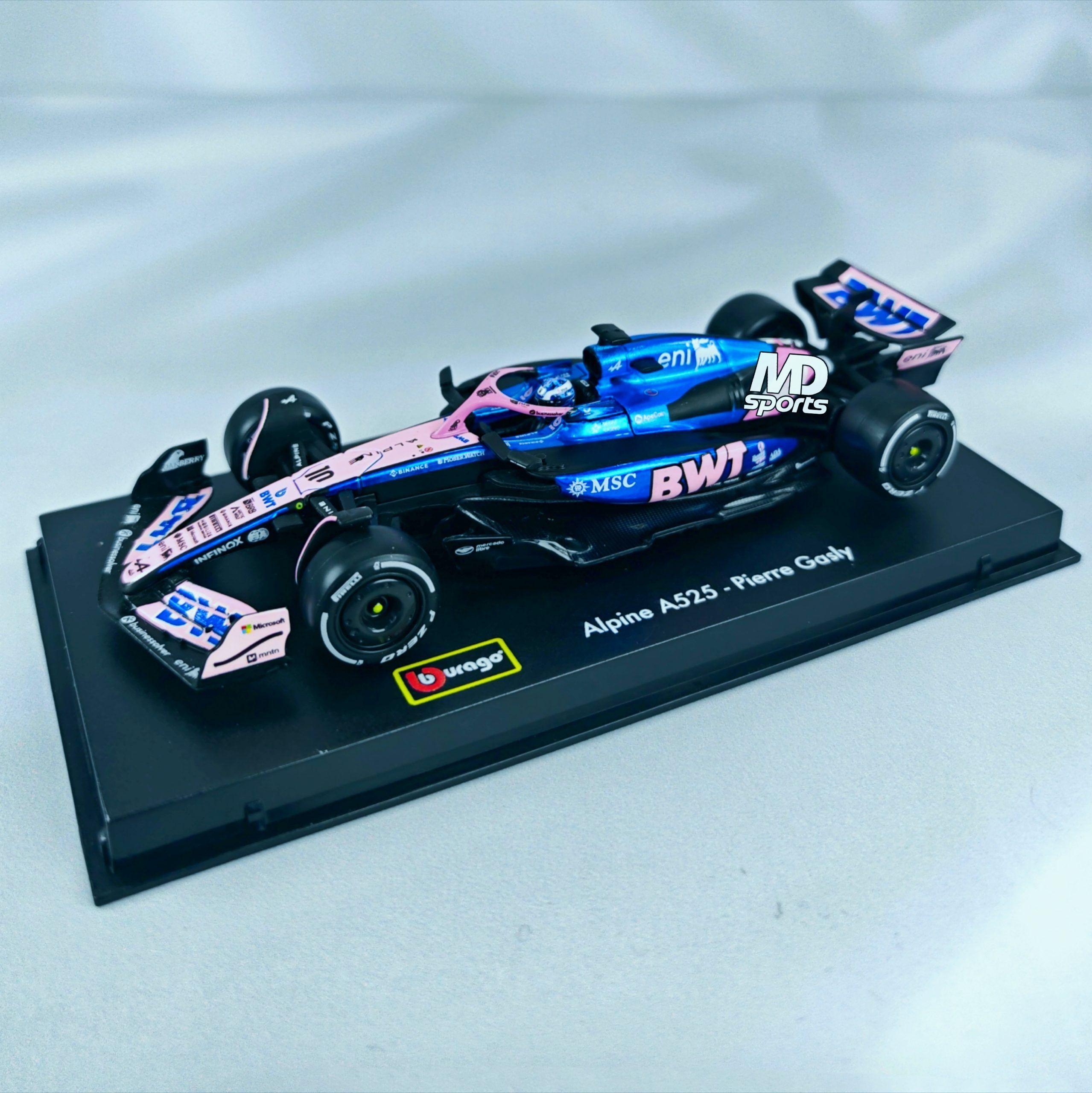 Auto F1 Alpine A525 2025 10 Pierre Gasly Caja Acrilica Burago 1 43-3