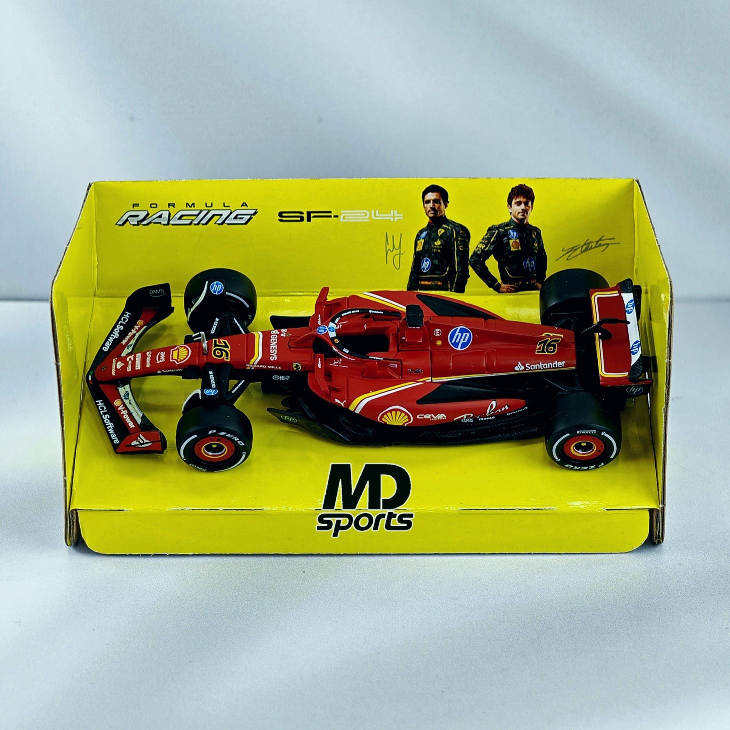Auto F1 Ferrari SF 24 GP Monza 2024 16 Charles Leclerc Caja Normal Burago 1 43-2