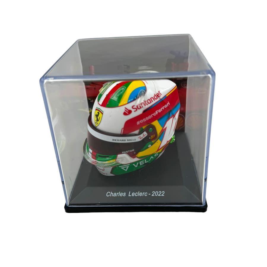 Casco Formula 1 Charles Leclerc Ferrari GP Brasil 2022 Spark 1 5-4