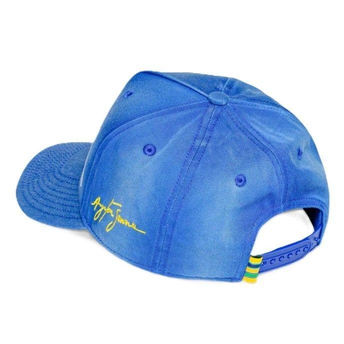 Gorro Jockey Oficial Nacional Ayrton Senna Retro Edition 1984-2