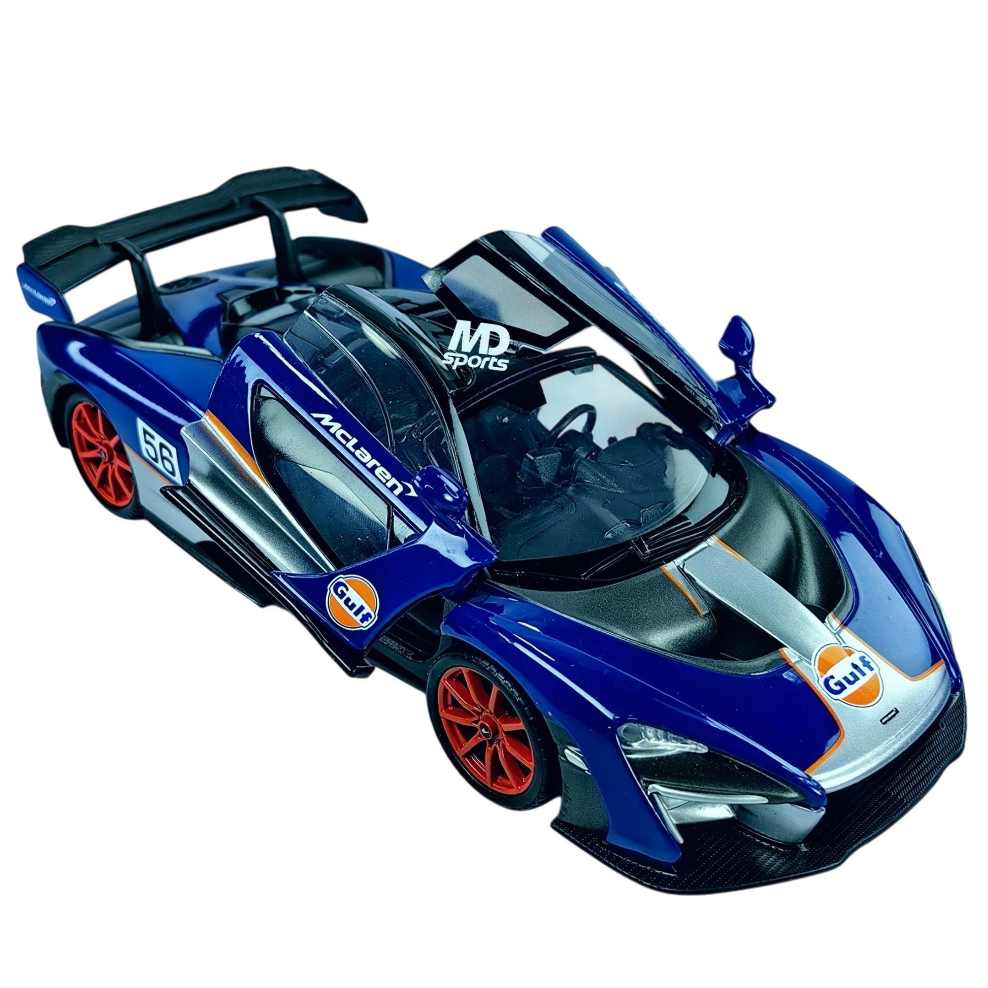 Auto Deportivo Mclaren Senna Gulf Design MotorMax 1.24-2