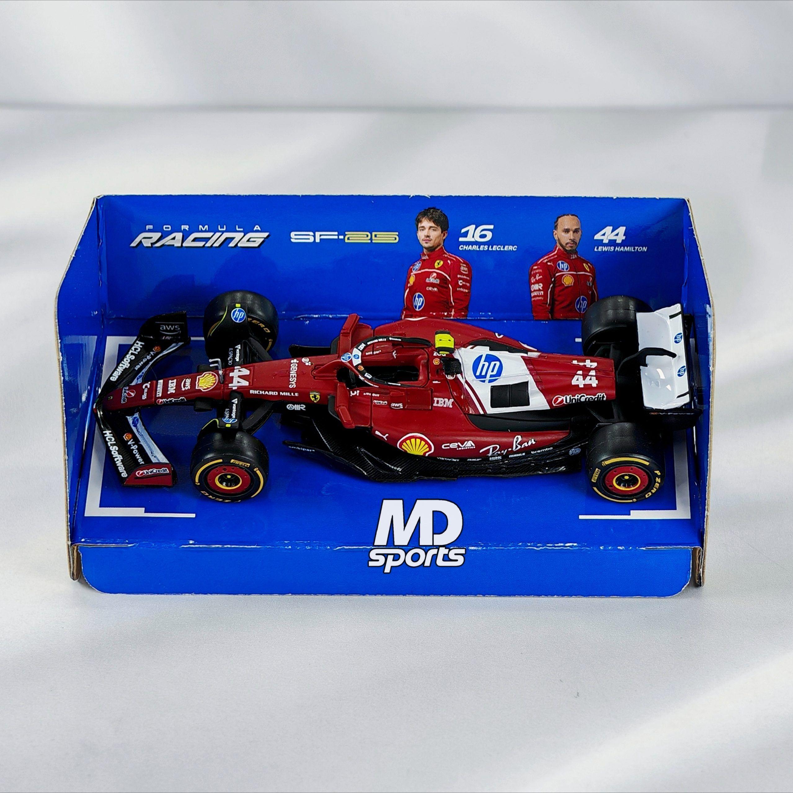 Auto F1 Ferrari SF 25 2025 44 Lewis Hamilton Caja Normal Burago 1 43-2