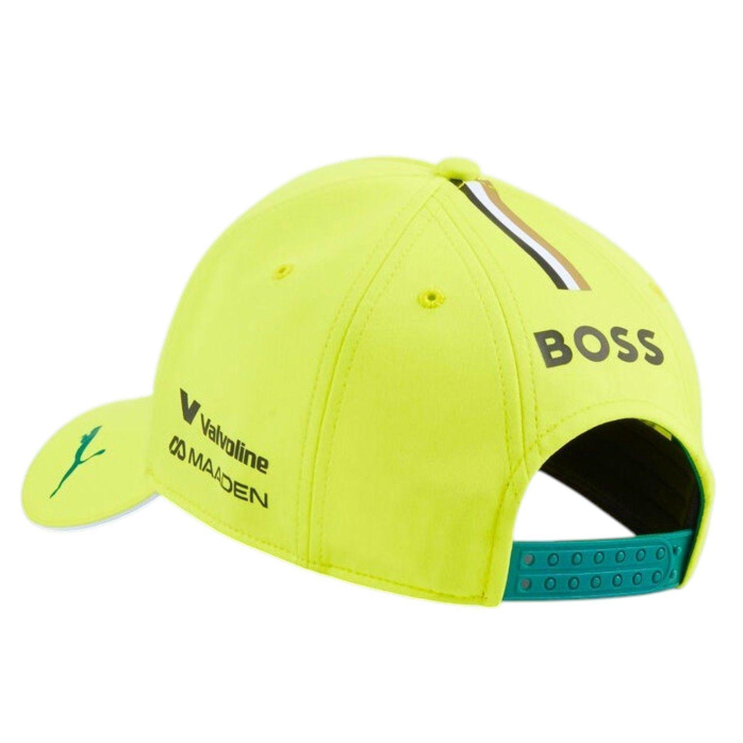 Gorro Jockey Oficial F1 Aston Martin Fernando Alonso 2026 Verde Lima-1