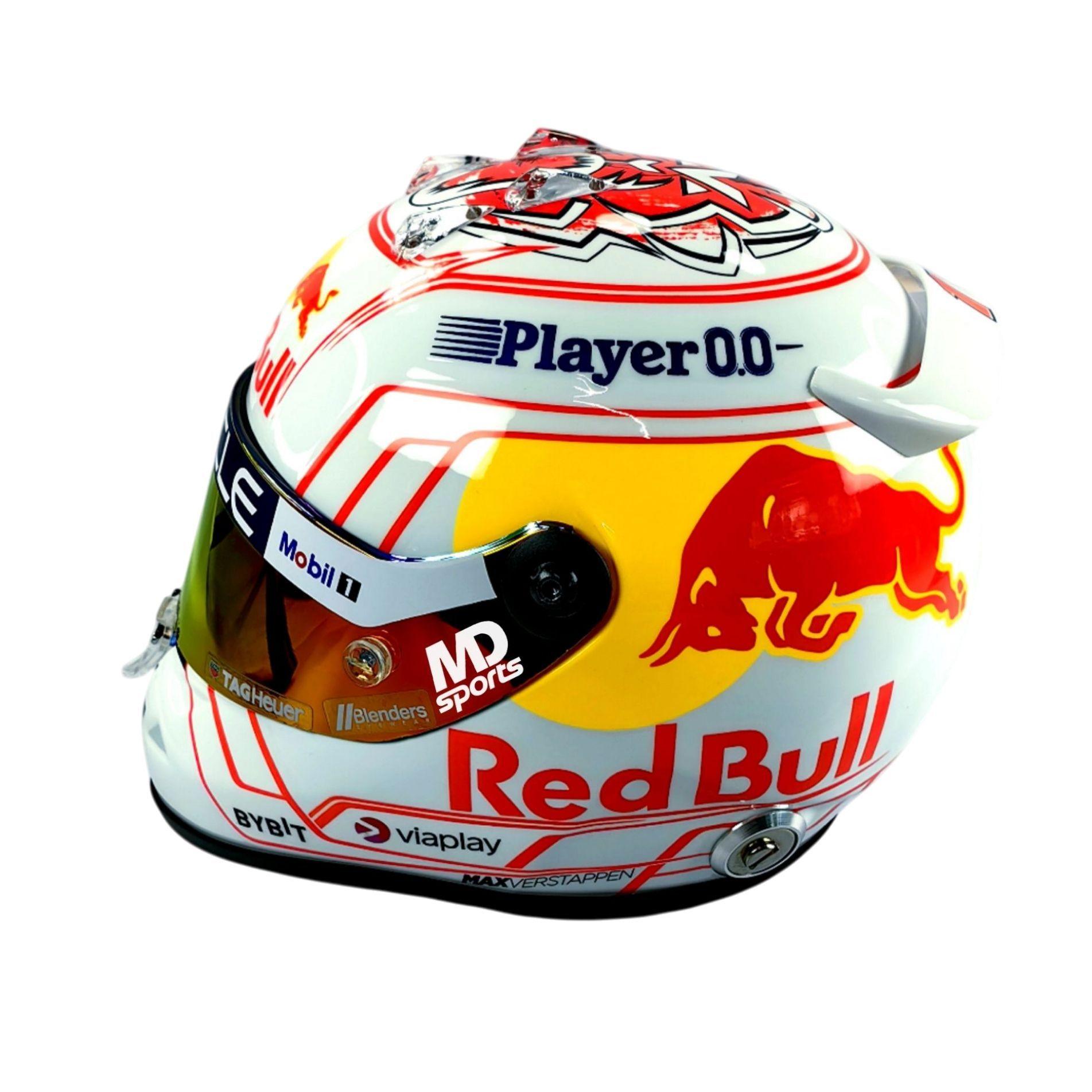 Casco Formula 1 Max Verstappen RedBull 2023 GP Japon 1:2-2