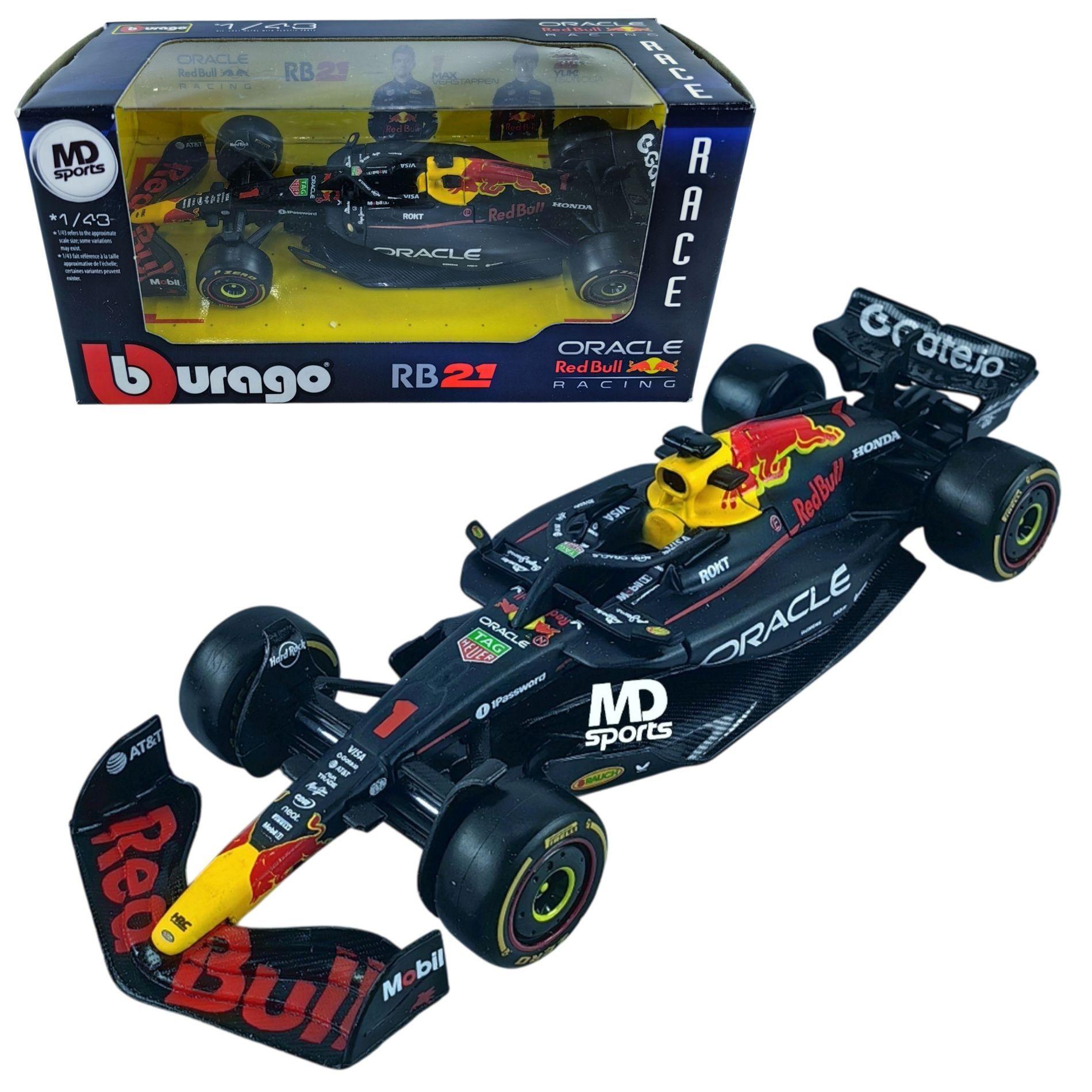 Auto F1 RedBull RB21 2025 1 Max Verstappen Caja Normal Burago 1 43-2