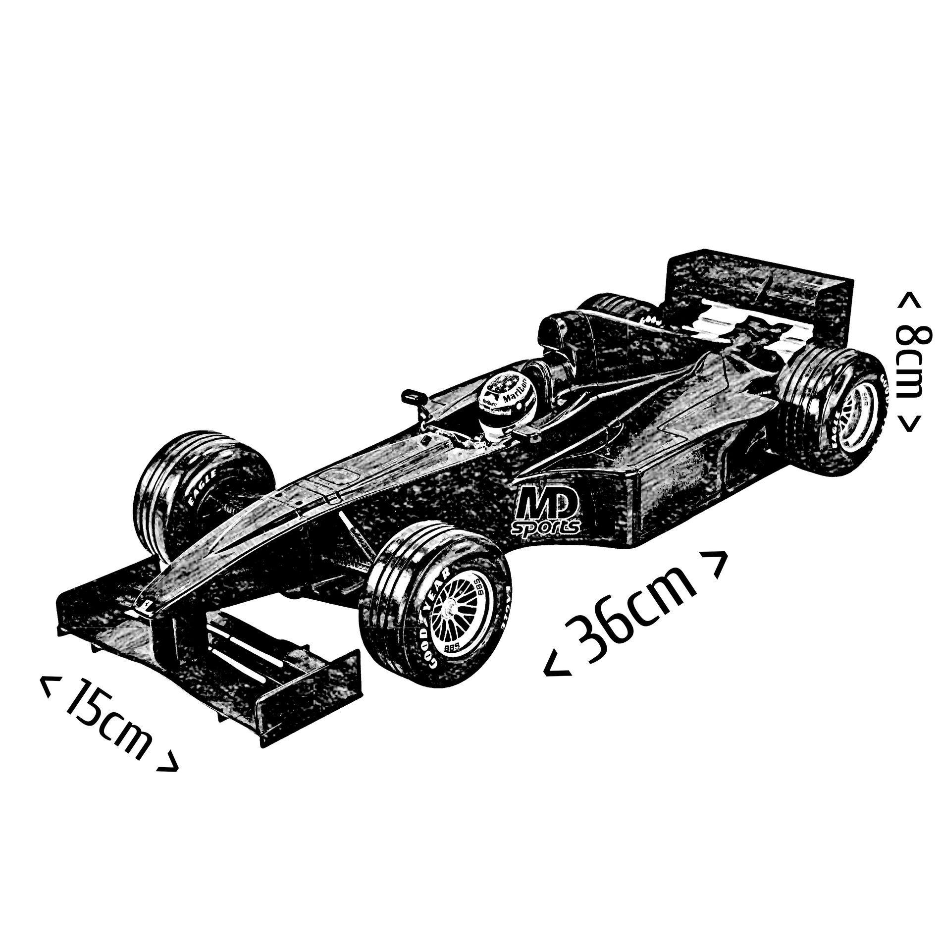 Auto F1 Ferrari F300 Negra Test Fiorano 1998 Michael Schumacher Werk83 1 12-5