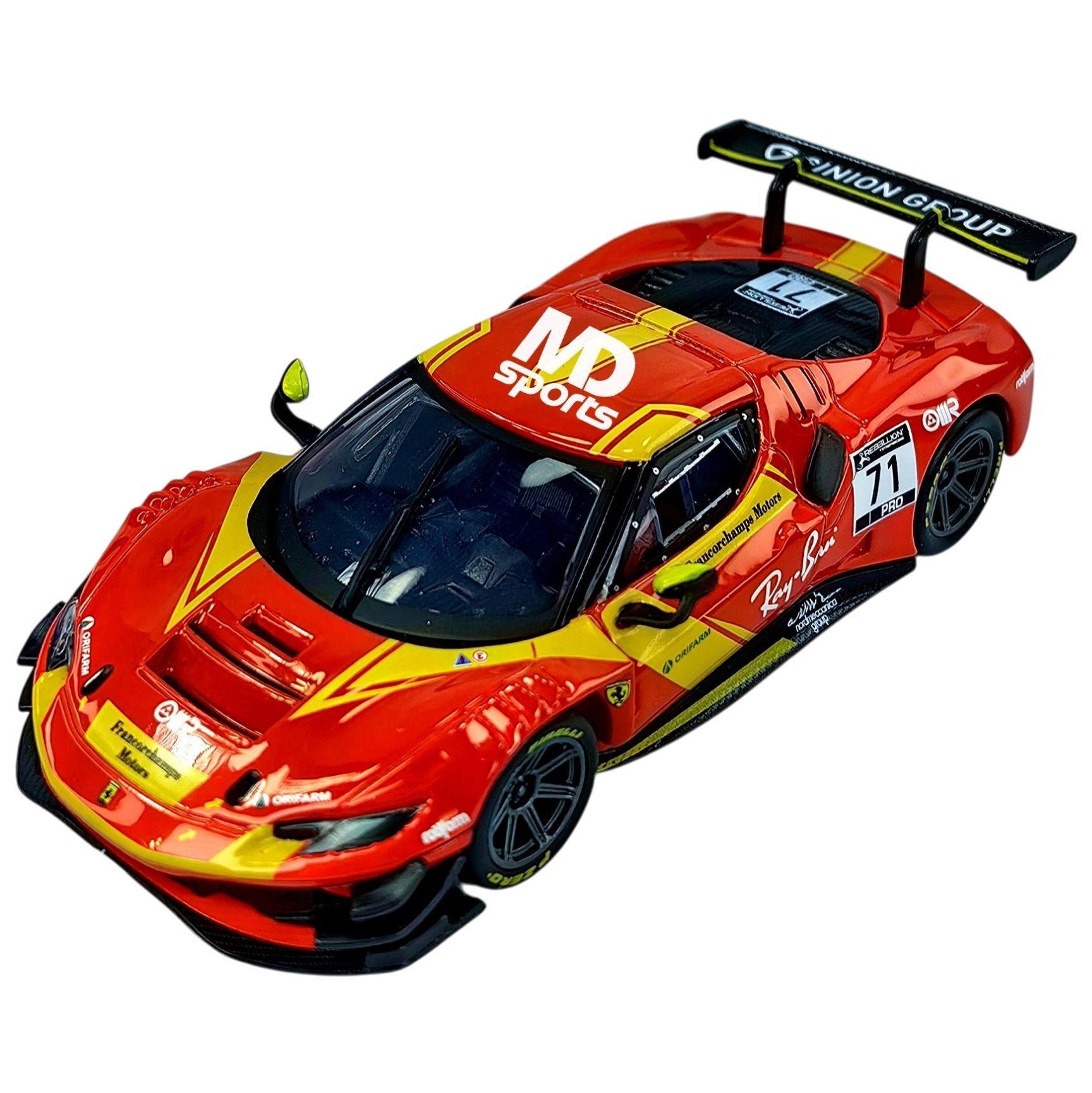 Auto Ferrari 296 GT3 WEC 24H LeMans 2023 Caja Normal 1:43-2