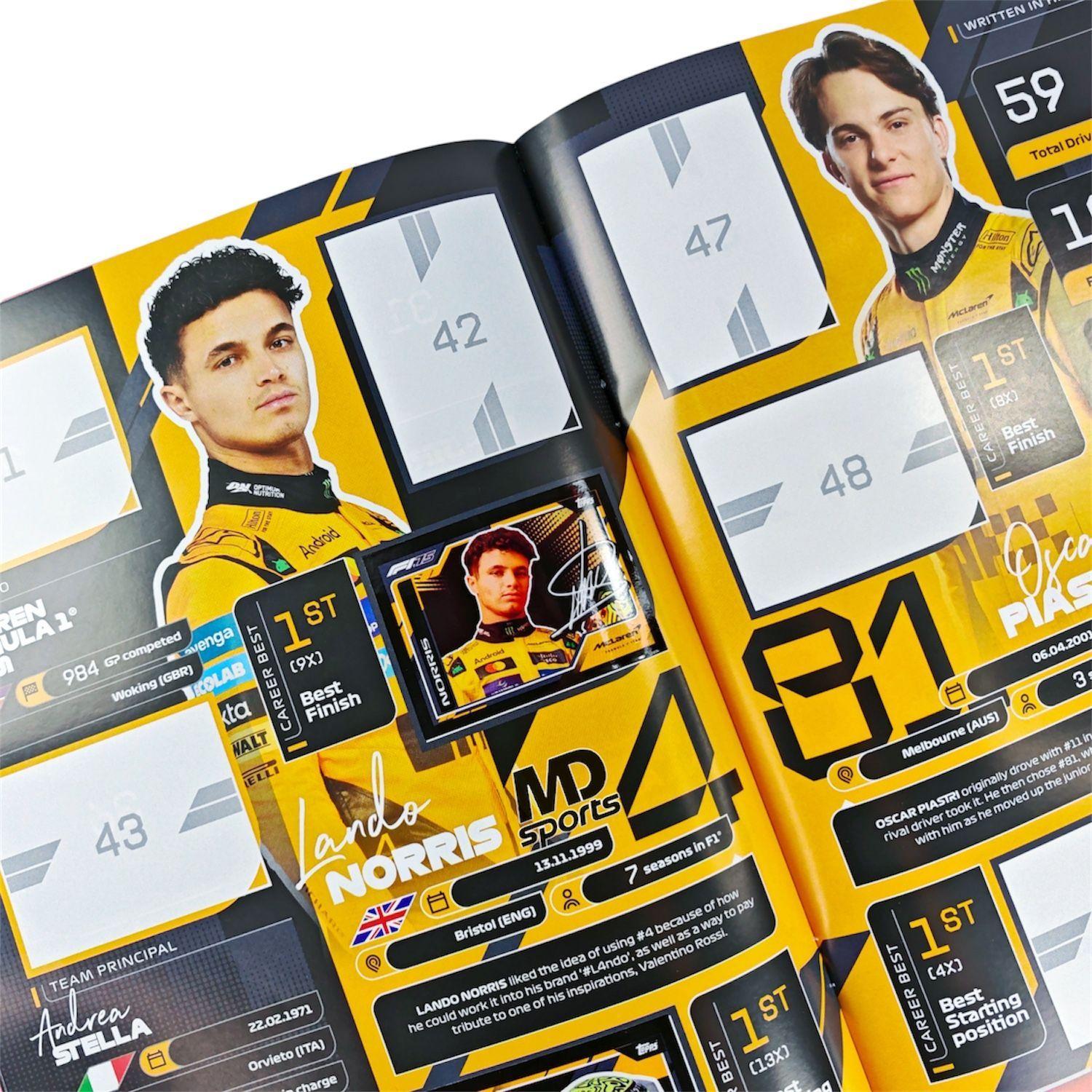 Album TOPPS Formula 1 Temporada 2025 Completo a Pegar Idioma Ingles-3