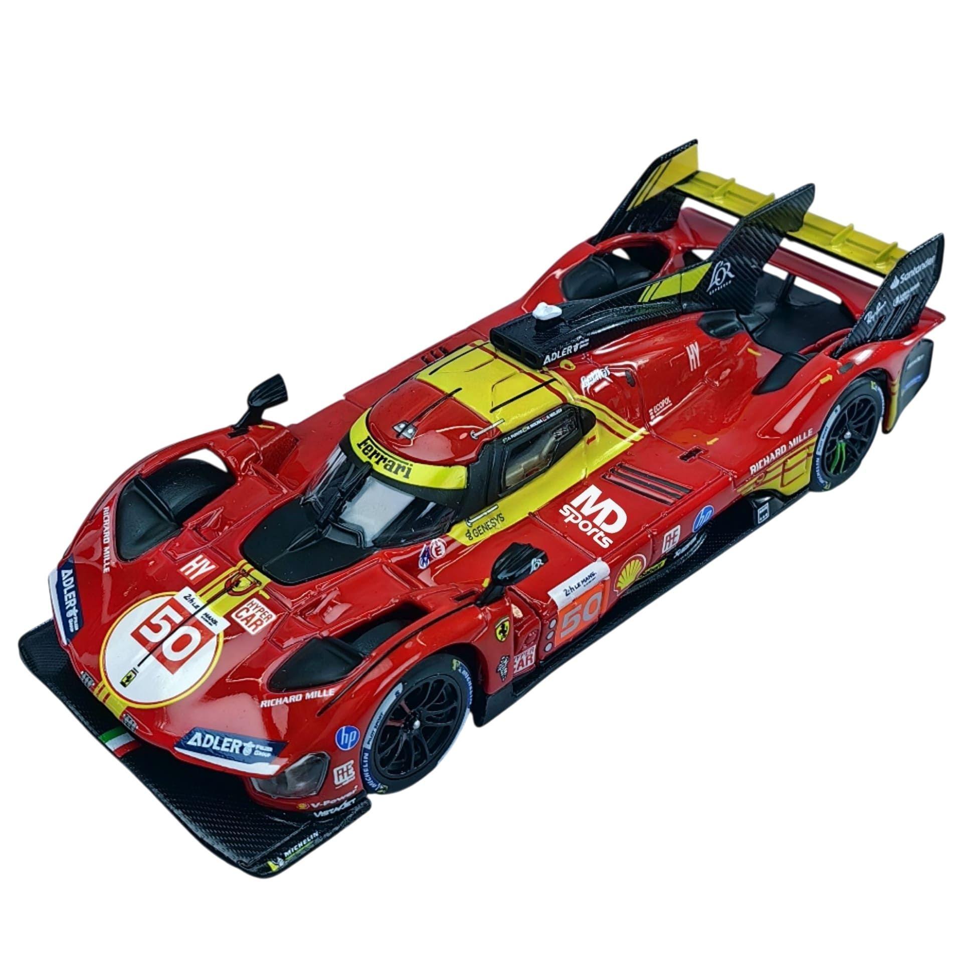 Auto Ferrari 499p WEC 24H LeMans Winner 2024 50 Caja Normal Burago 1 43-2