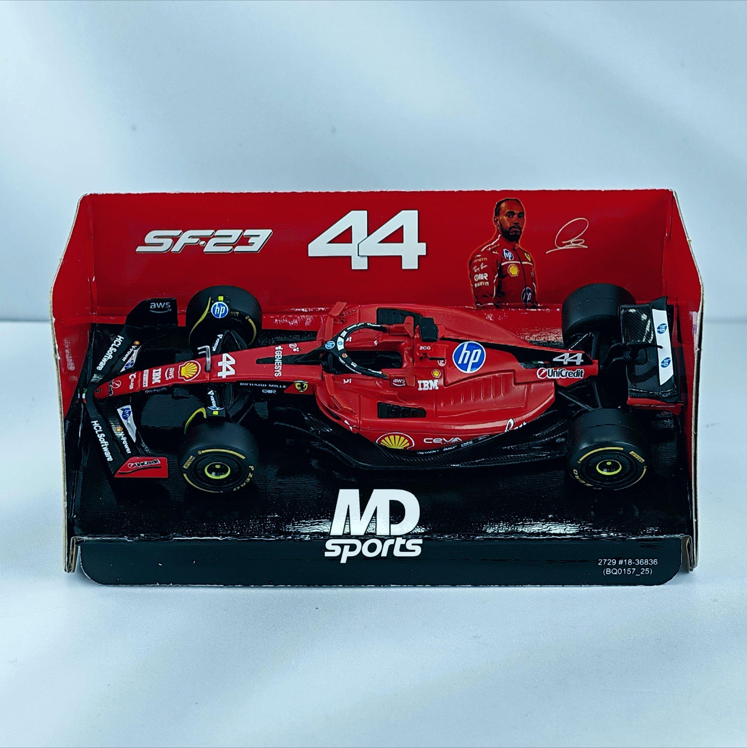 Auto F1 Ferrari SF 23 The first Lap 2025 44 Lewis Hamilton Caja Normal Burago 1 43-2