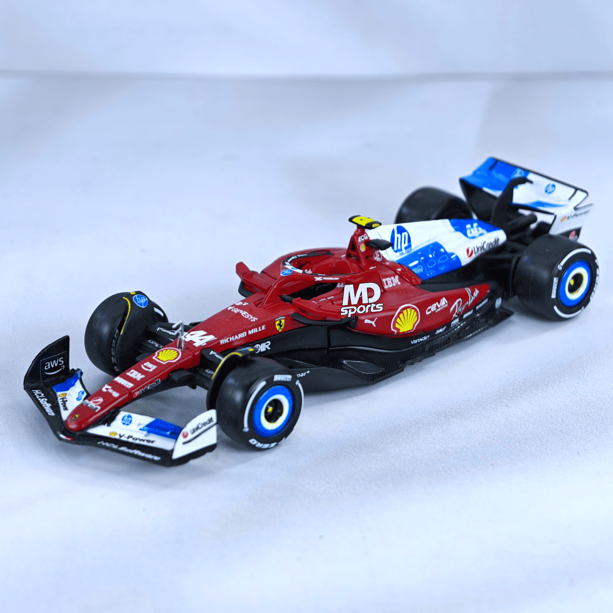 Auto F1 Ferrari SF 25 GP Miami 2025 44 Lewis Hamilton Caja Normal Burago 1 43-3
