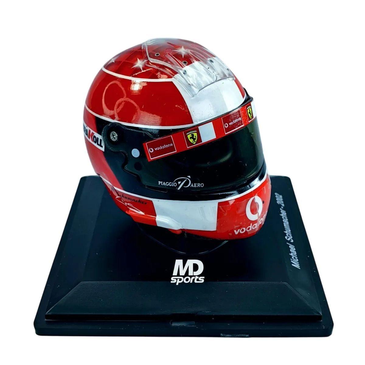 Casco Formula 1 Michael Schumacher Ferrari 2002 Spark 1 5-2