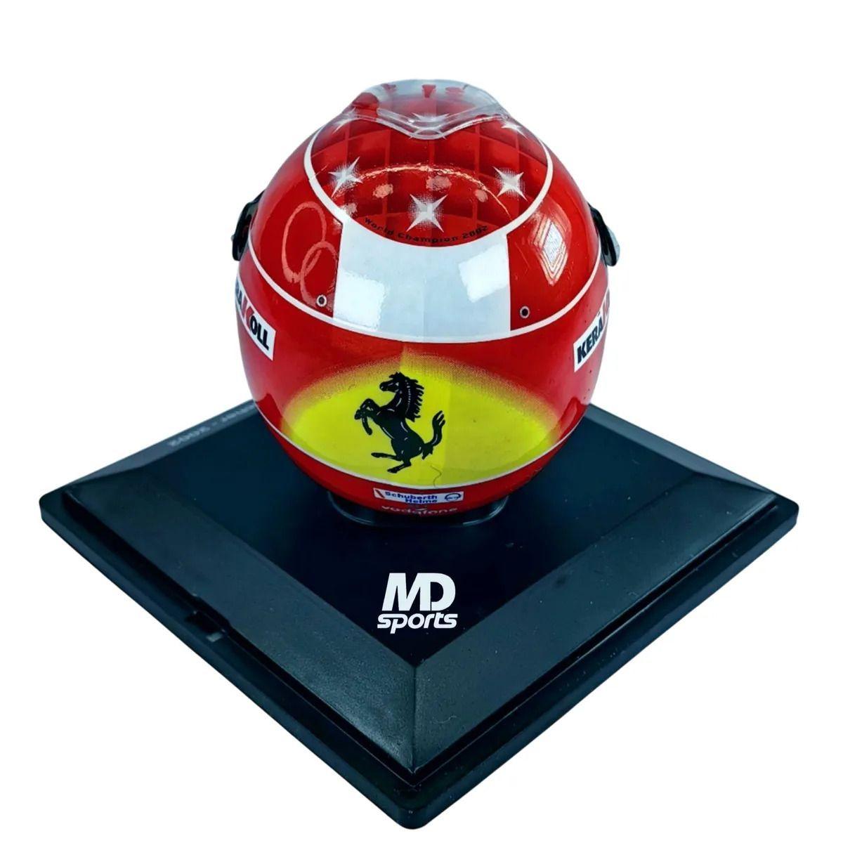 Casco Formula 1 Michael Schumacher Ferrari 2002 Spark 1 5-3