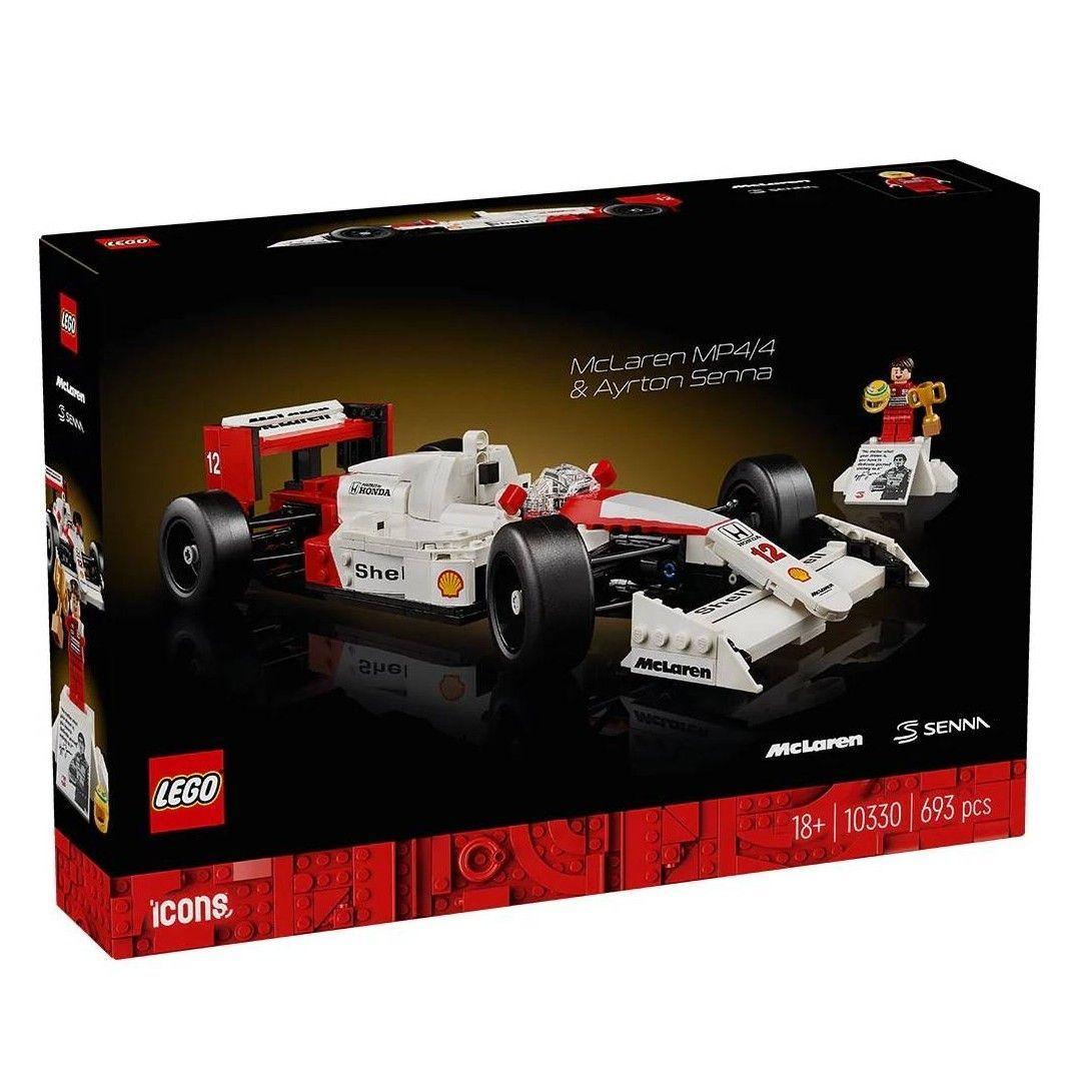 LEGO Auto McLaren MP4 4 12 Ayrton Senna 693 Piezas-3