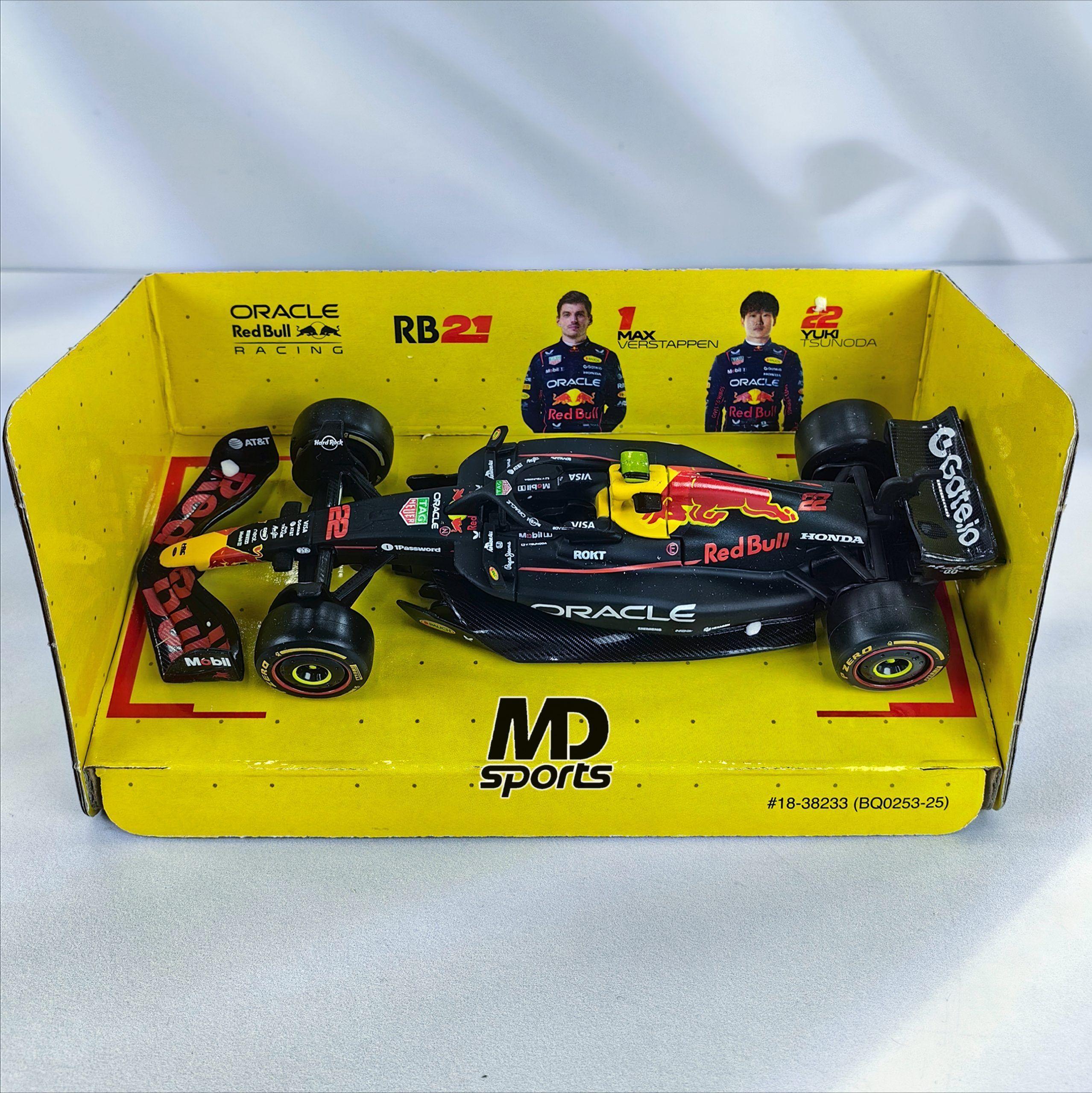 Auto F1 RedBull RB21 2025 22 Yuki Tsunoda Caja Normal Burago 1 43-2