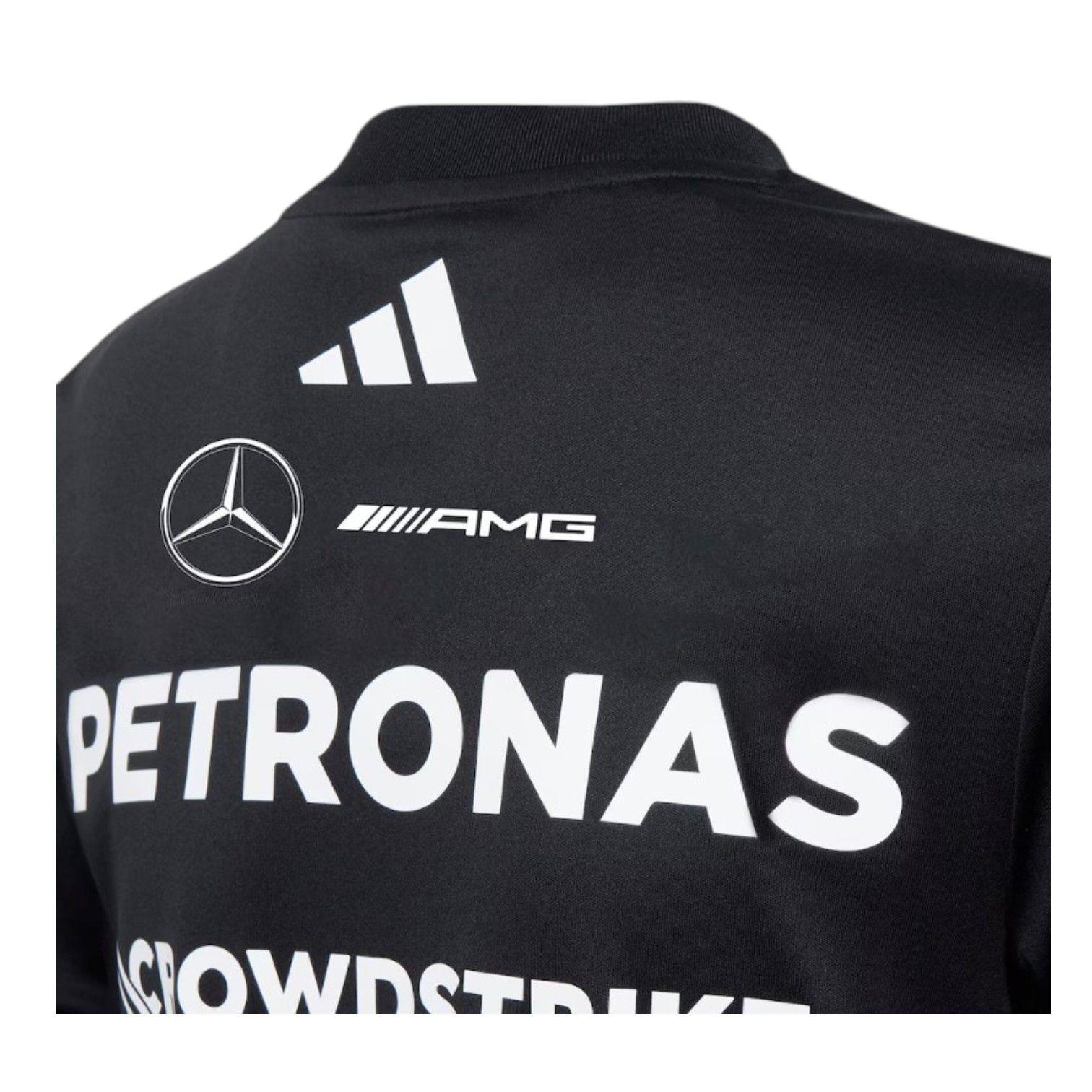 Polera Formula 1 Mercedes AMG Petronas Oficial 2025 Negra-3