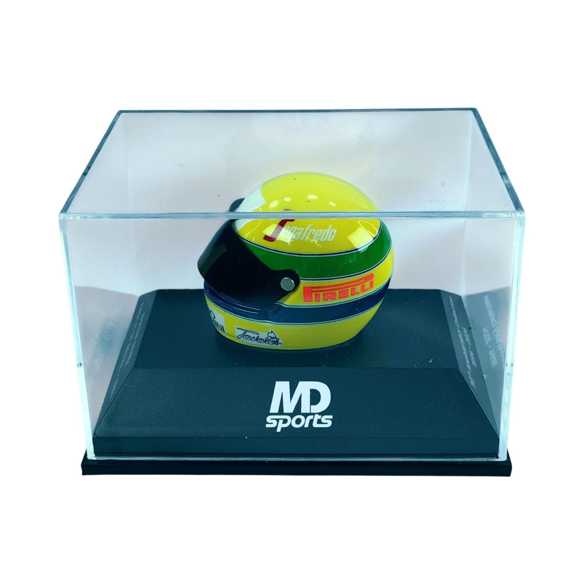 Casco Formula 1 Ayrton Senna 1984 Minichamps 1 8-2