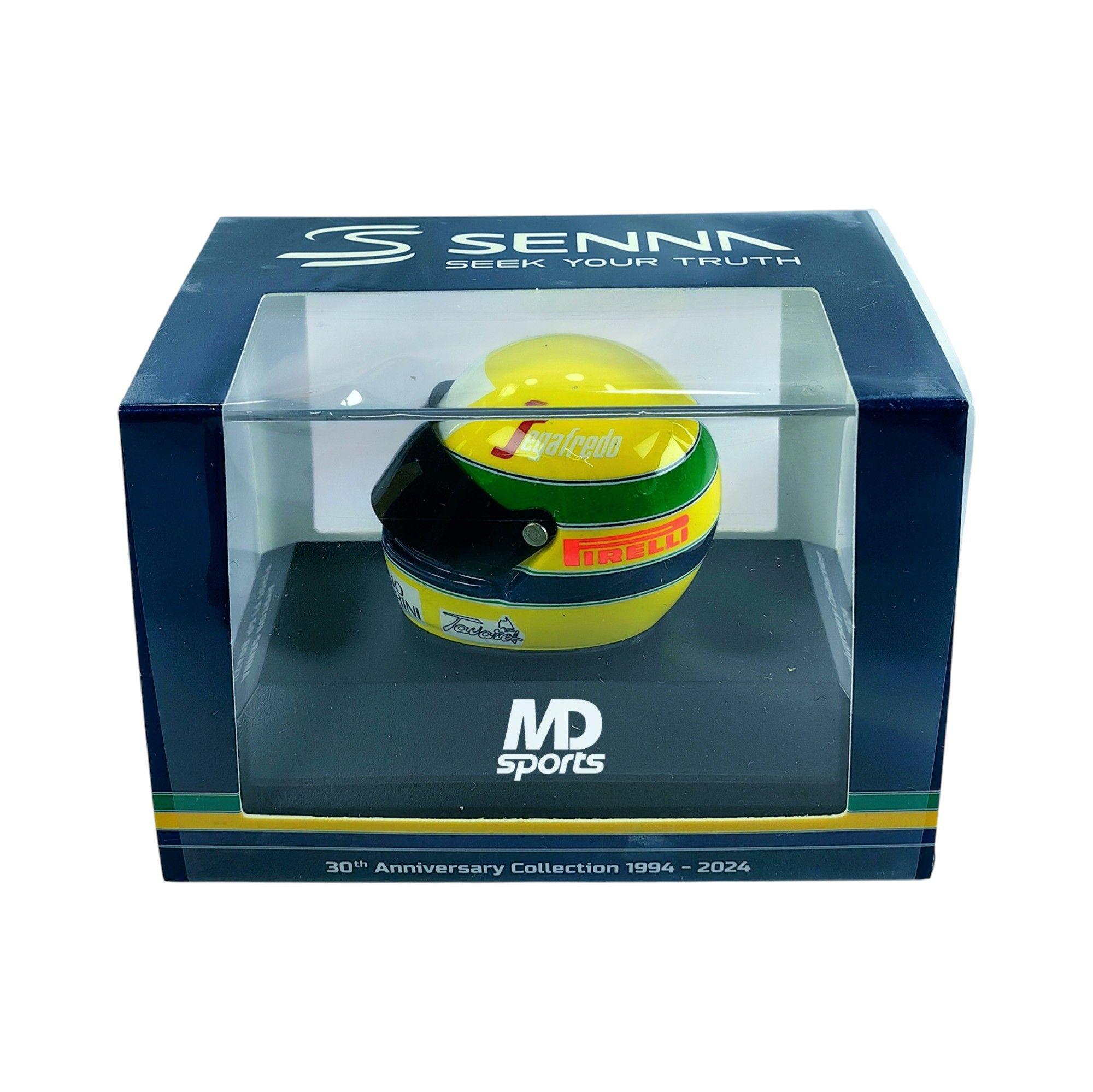 Casco Formula 1 Ayrton Senna 1984 Minichamps 1 8-3