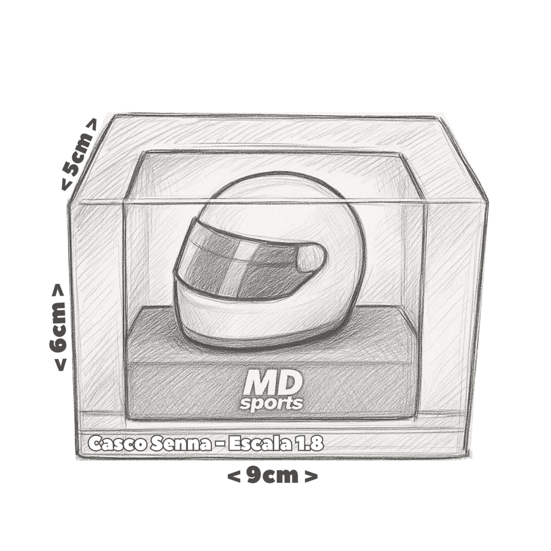 Casco Formula 1 Ayrton Senna 1984 Minichamps 1 8-4