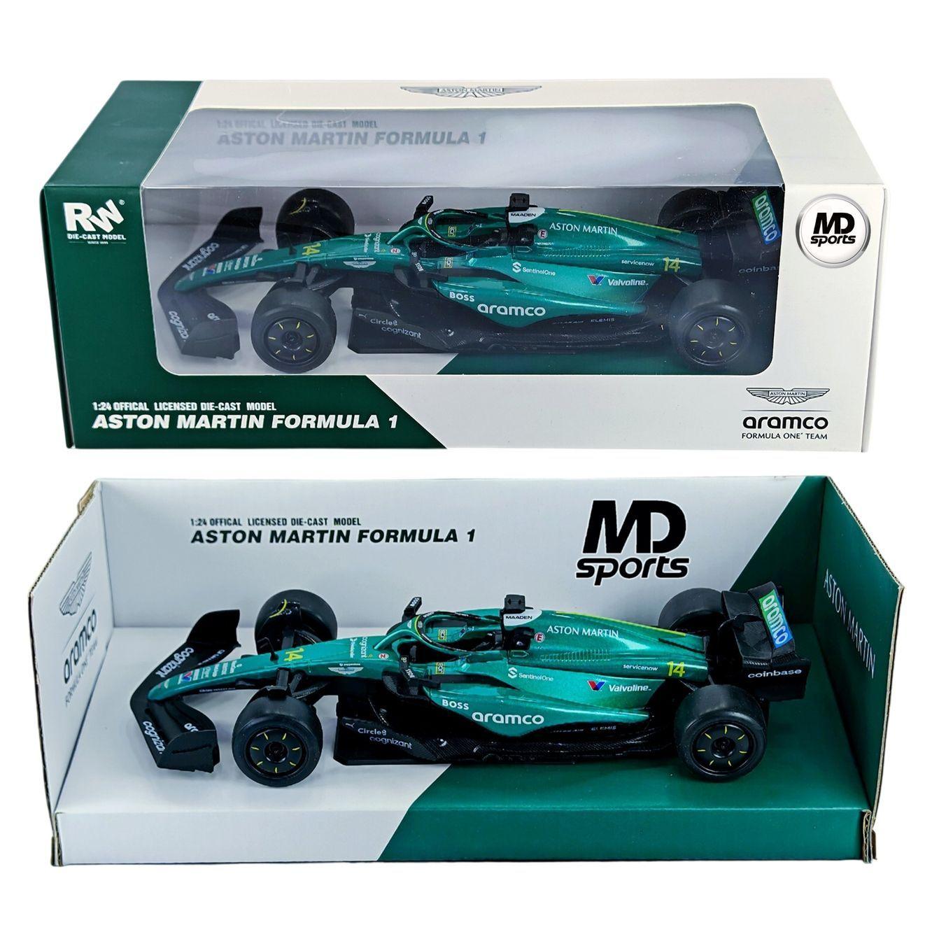 Auto Formula 1 Aston Martin AMR24 2024 14 Fernando Alonso Caja Normal RE EL Models 1 24-2