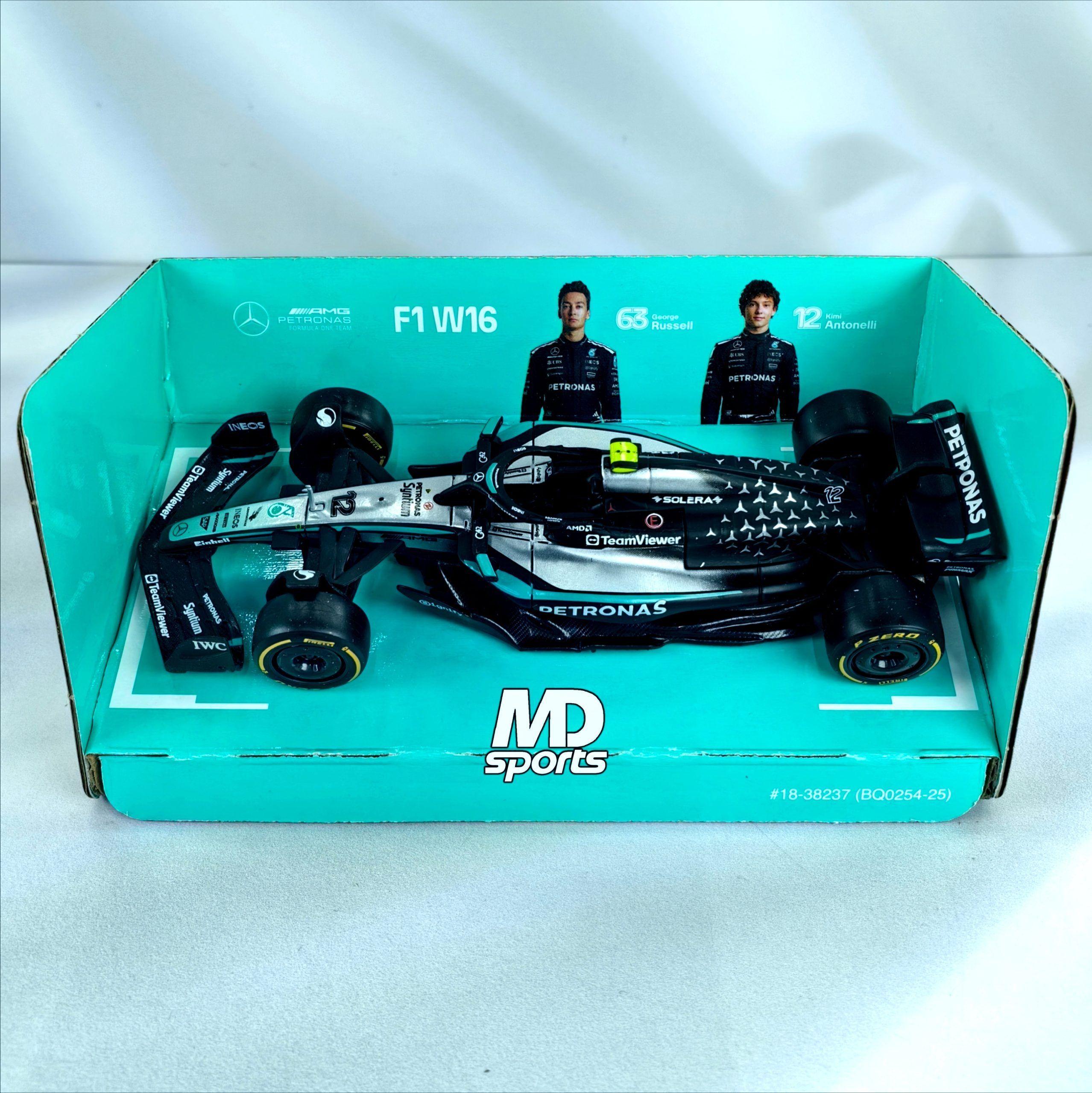 Auto F1 Mercedes W16 2025 12 Kimi Antonelli Caja Normal Burago 1 43-2