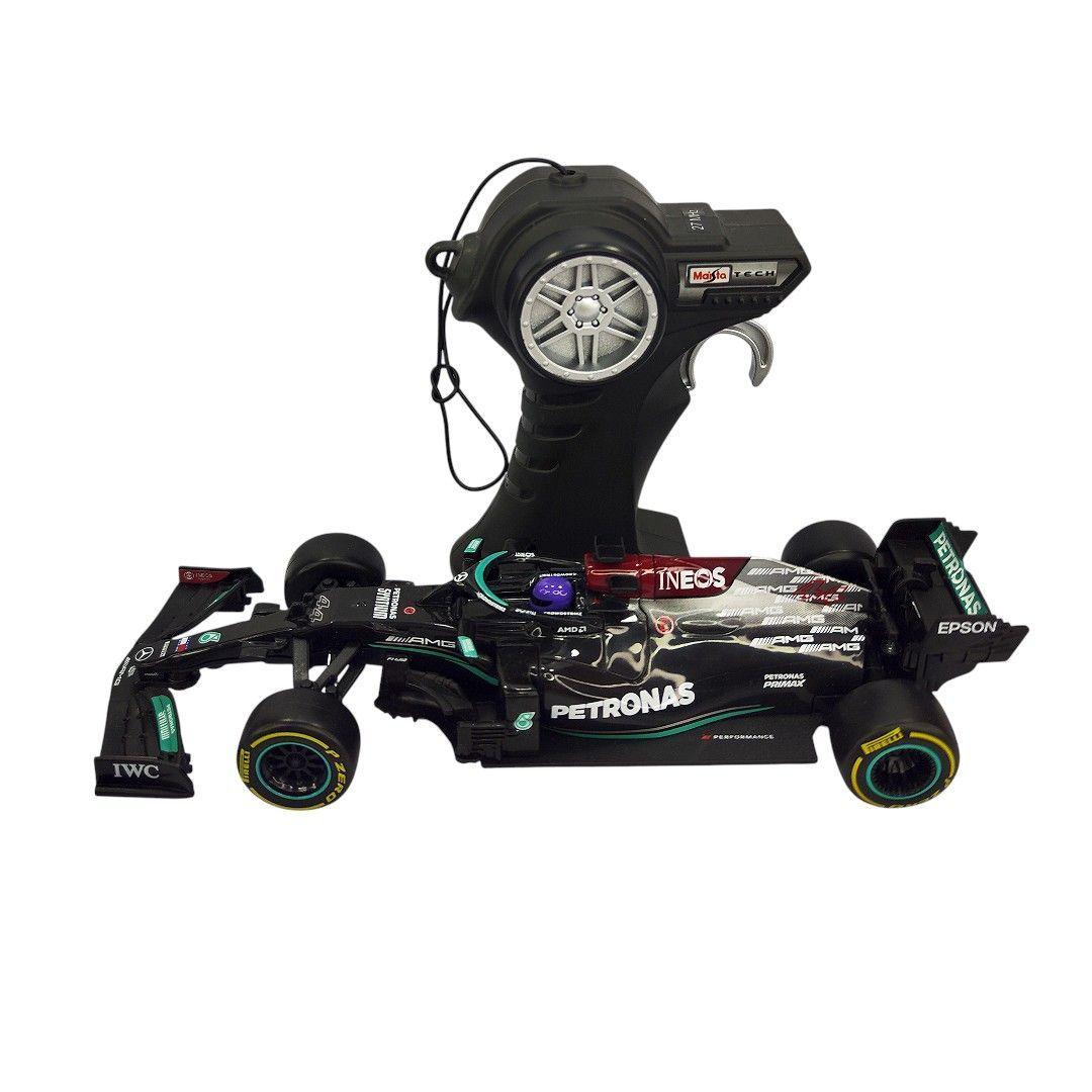 Auto F1 Mercedes W12 2021 44 Lewis Hamilton Maisto 1 24 Control Remoto-2